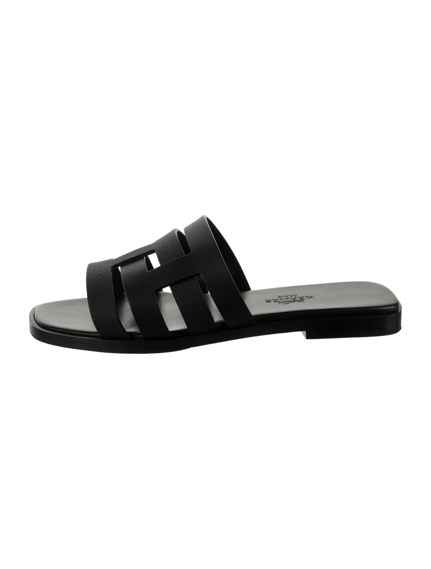 Hermès Amore Leather Slides