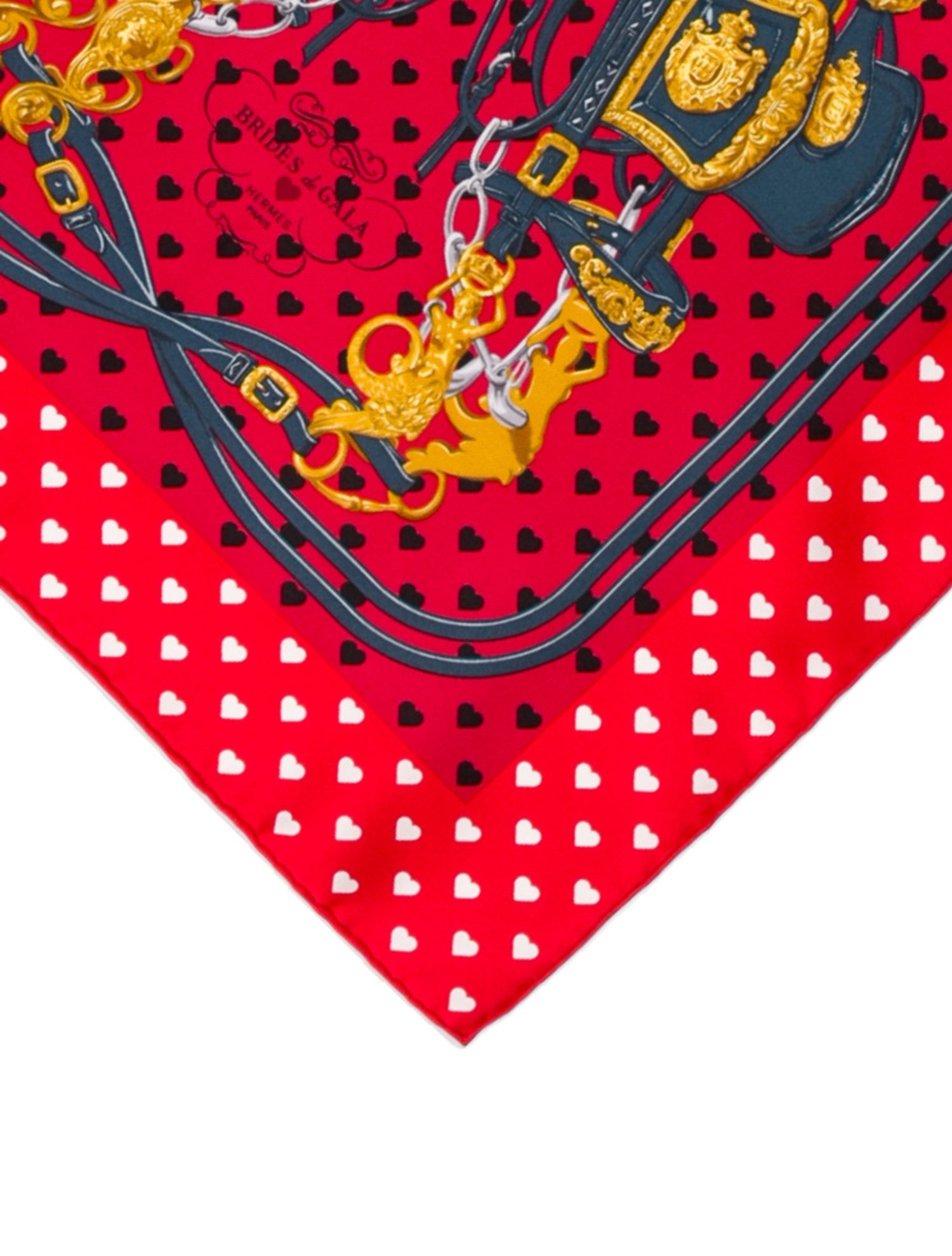 Hermès Brides de Gala Love Silk Scarf w/ Tags