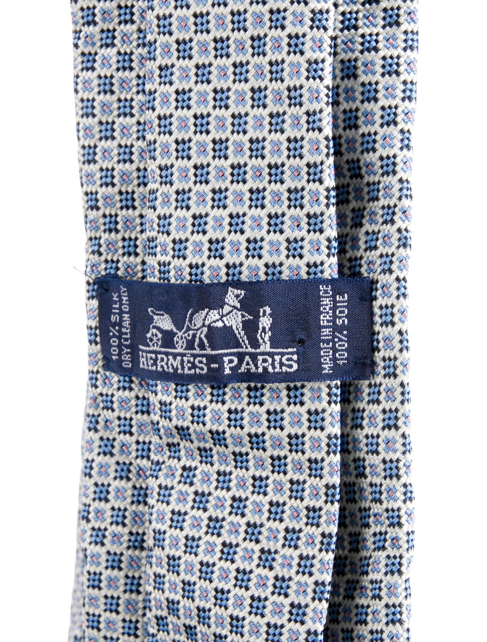 Hermès Patterned Tie
