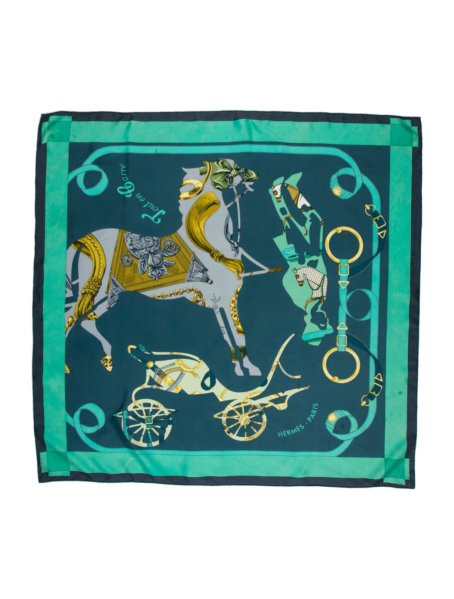 Hermès Tout en Carré Silk Scarf