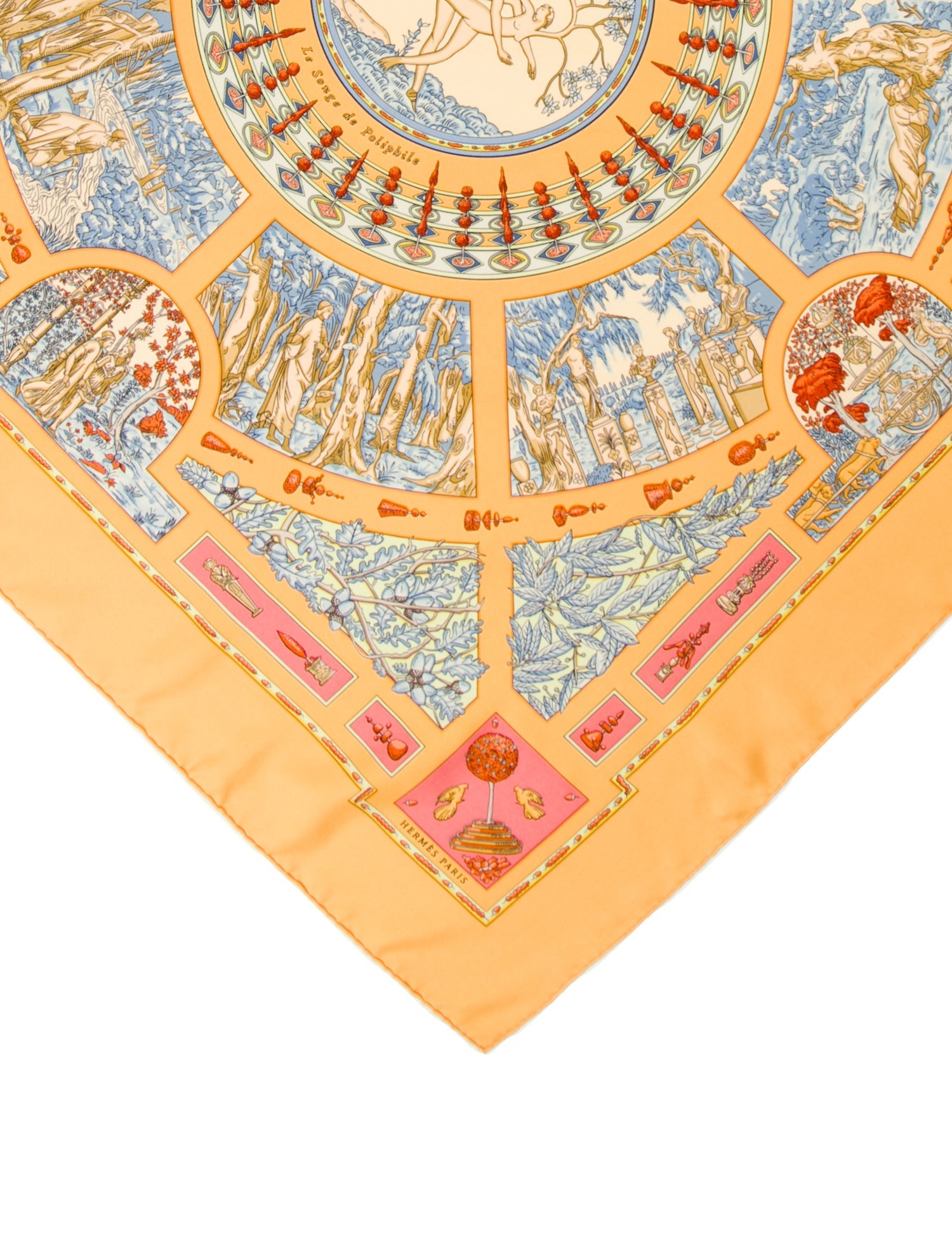 Hermès Le Songe de Poliphile Silk Scarf