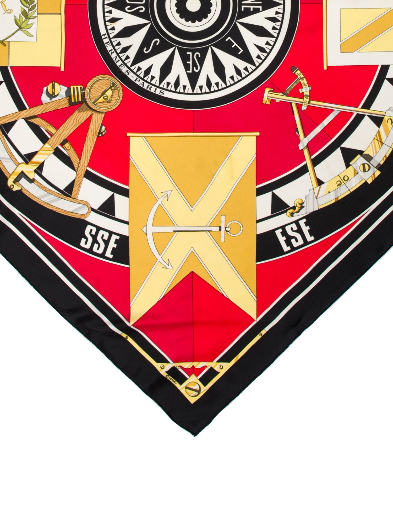 Hermès Sextants Silk Scarf