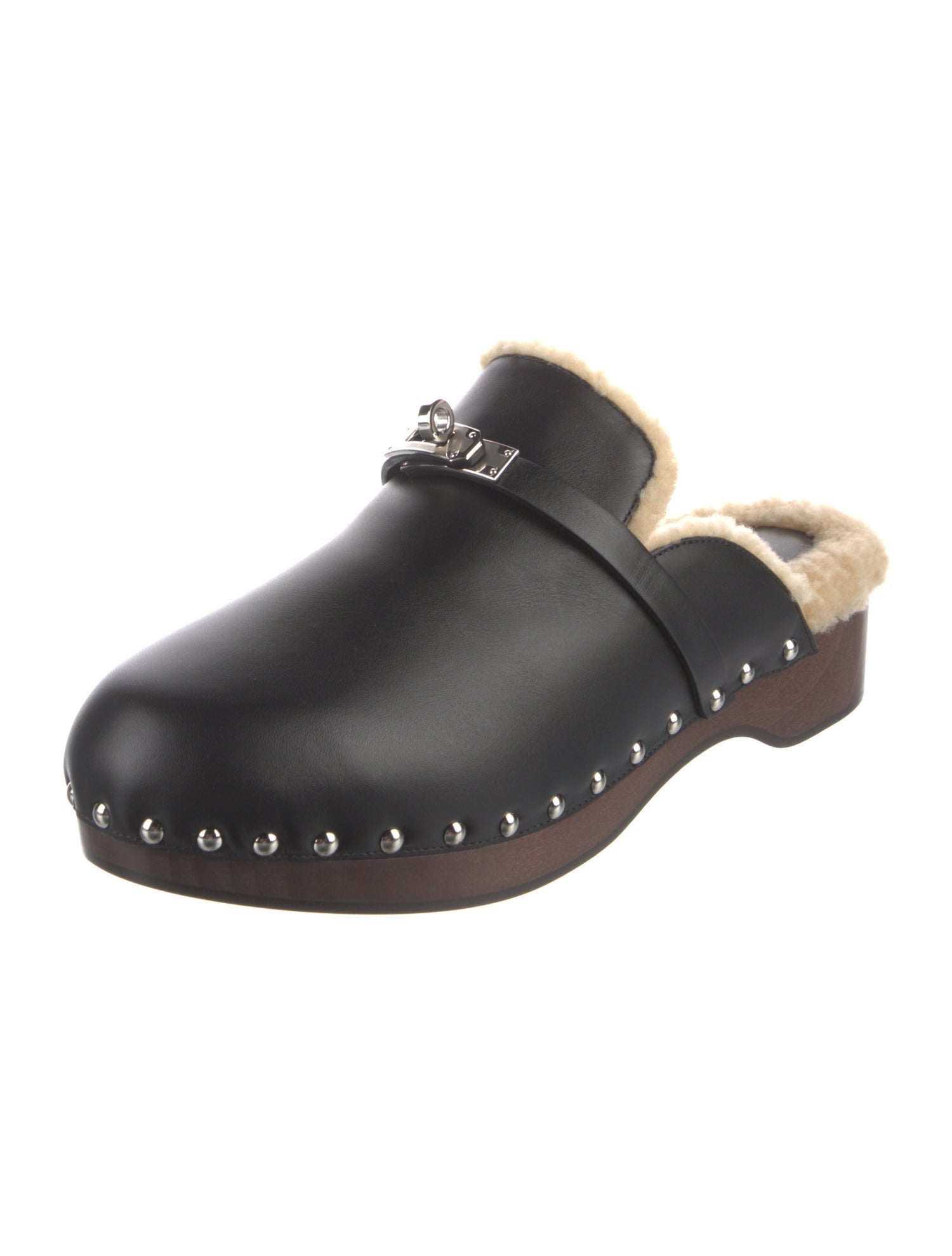 Hermès Carlotta Leather Mules