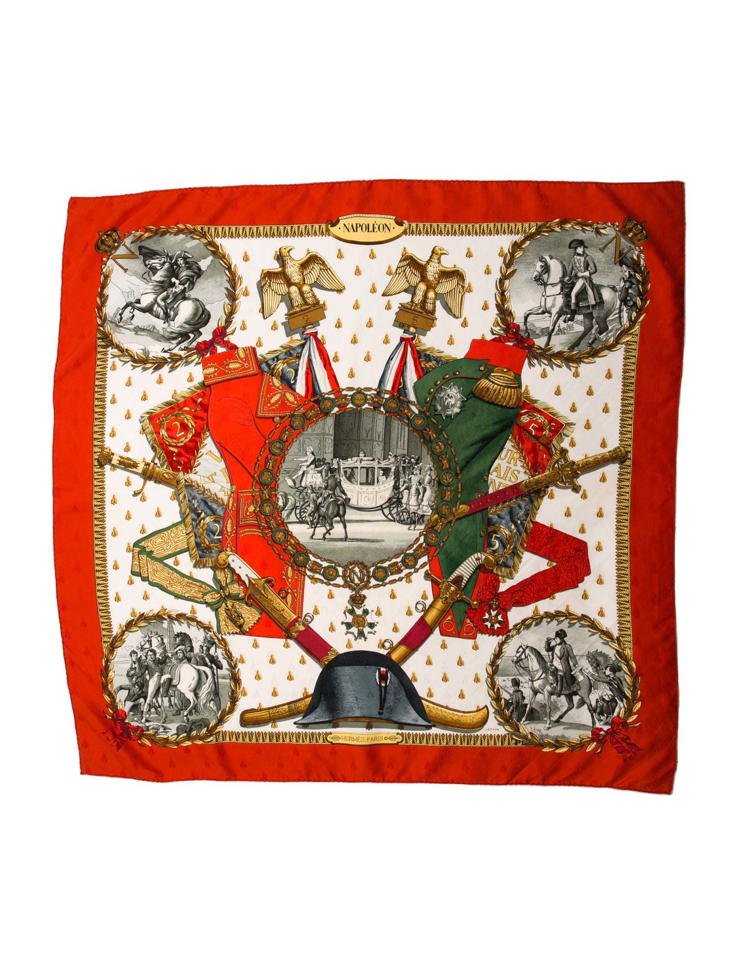 Hermès Napoléon Jacquard Silk Scarf