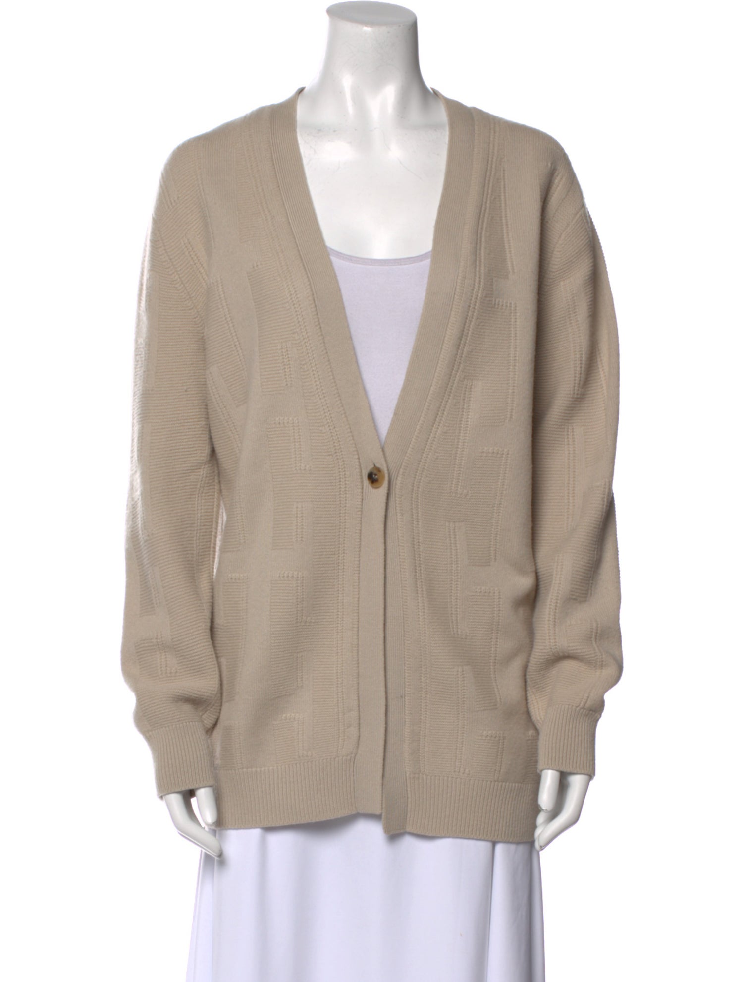 Hermès Virgin Wool V-Neck Sweater