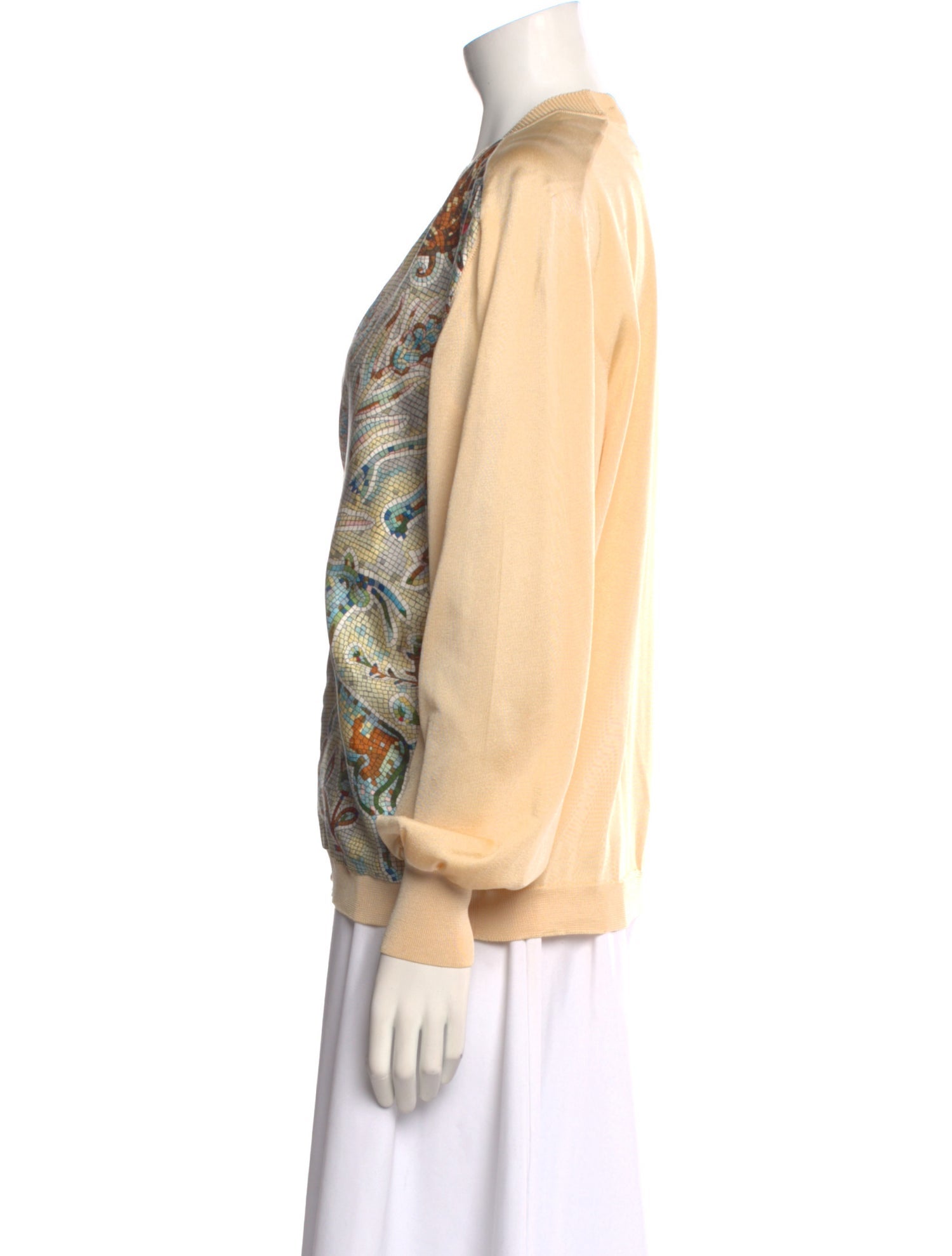 Hermès Silk Printed Sweater