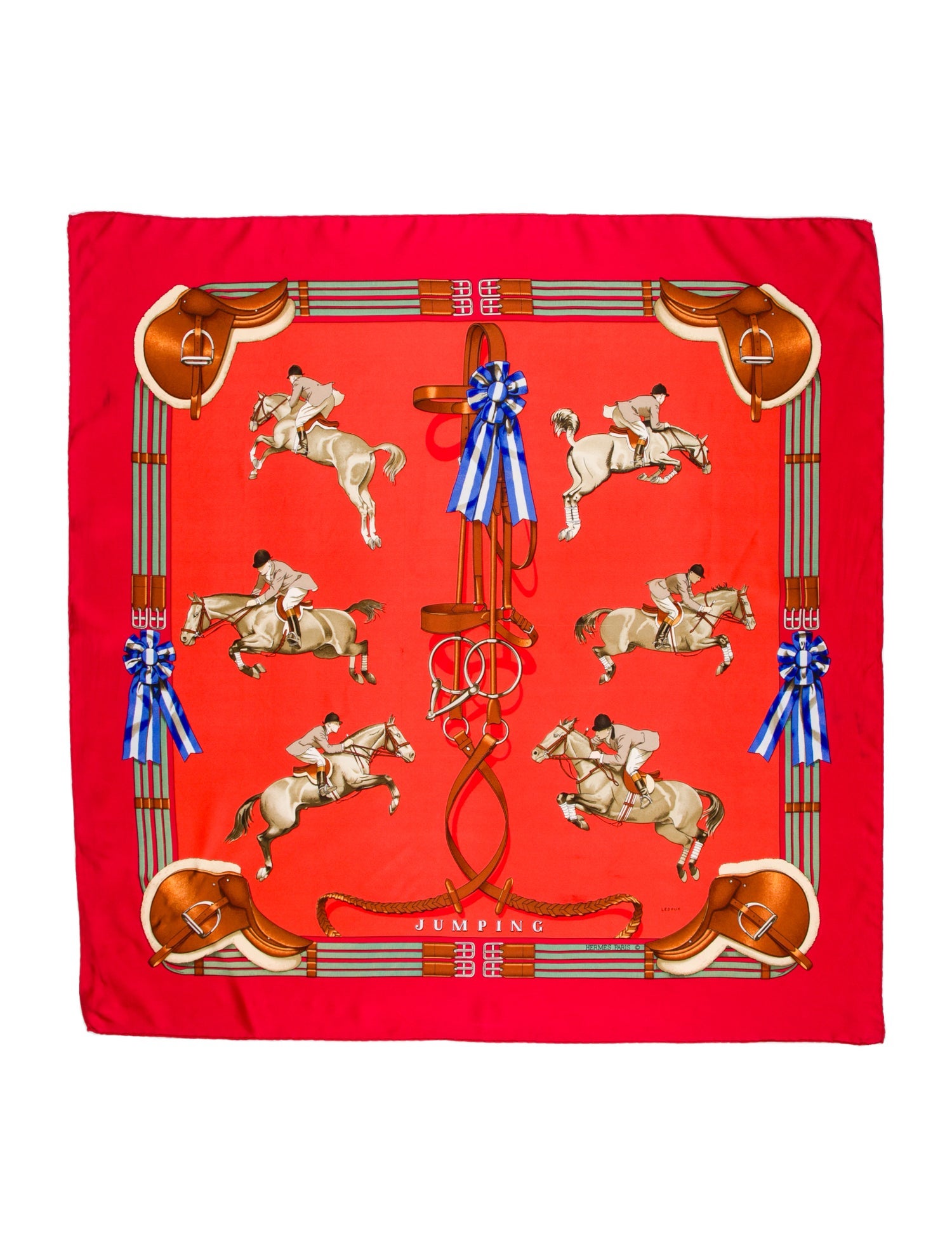 Hermès Jumping Silk Scarf