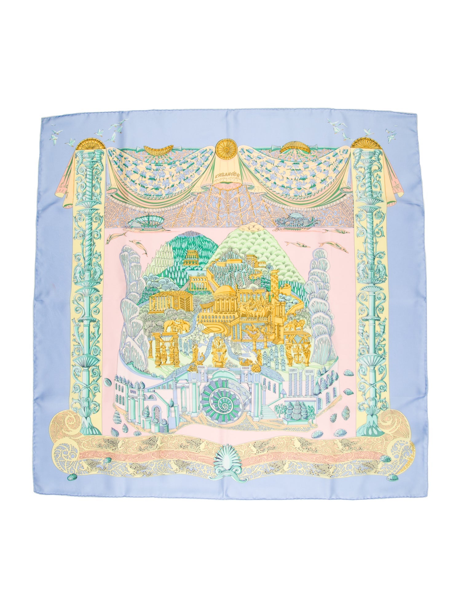 Hermès L'Atlantide Silk Scarf