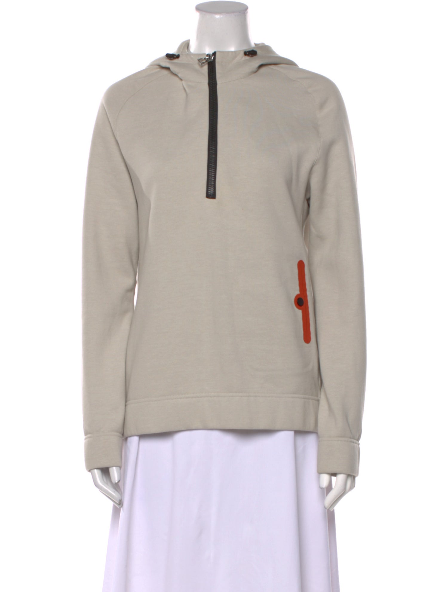 Hermès Mock Neck Long Sleeve Sweatshirt