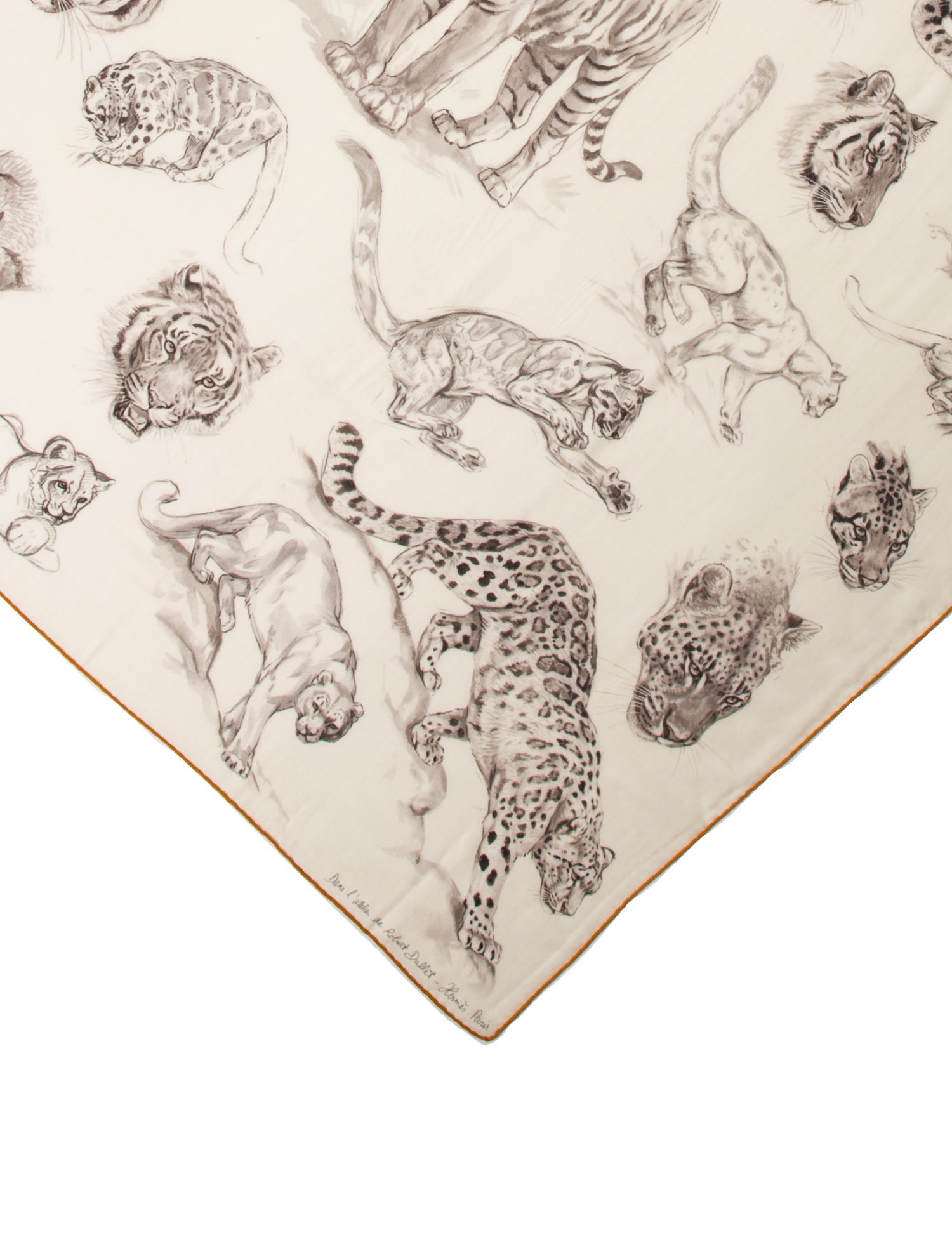 Hermès Dans L'atelier De Robert Dallet Silk Shawl