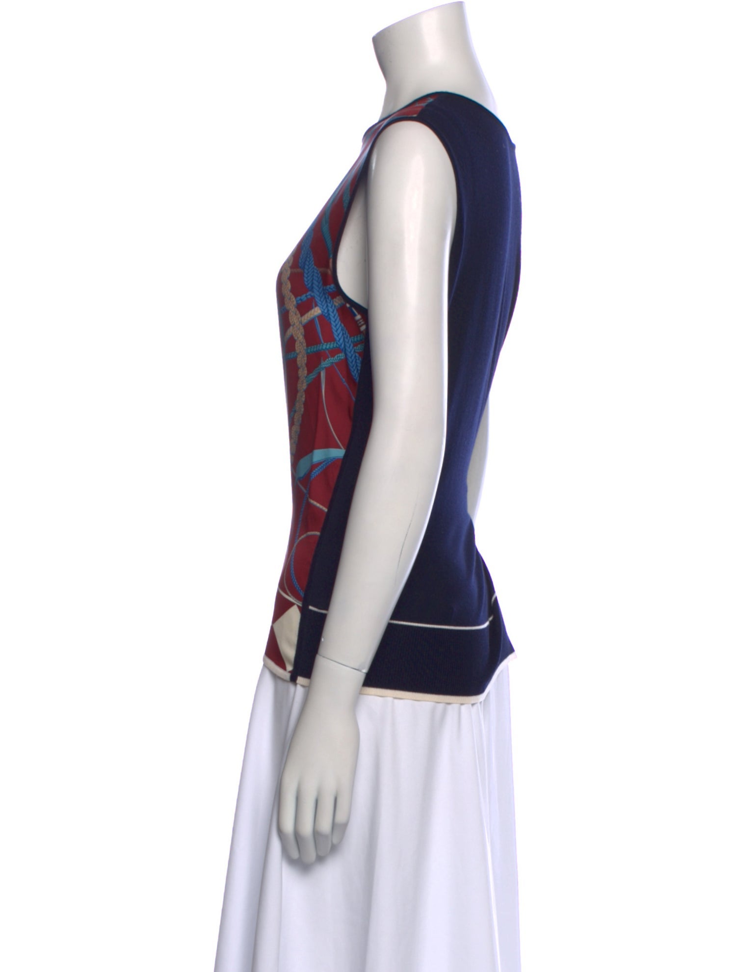 Hermès Silk Printed Top