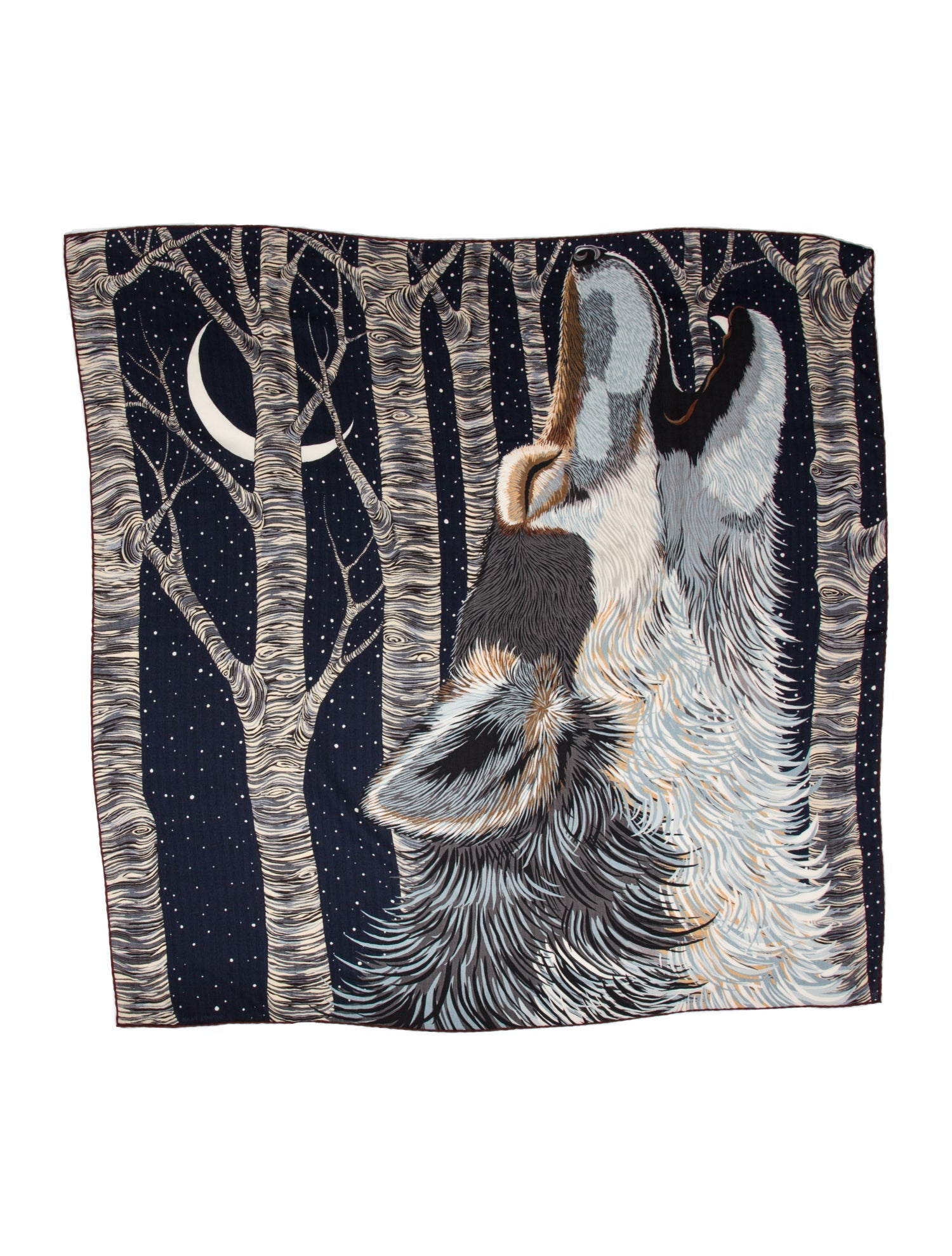 Hermès Awooooo! 100 Cashmere Scarf