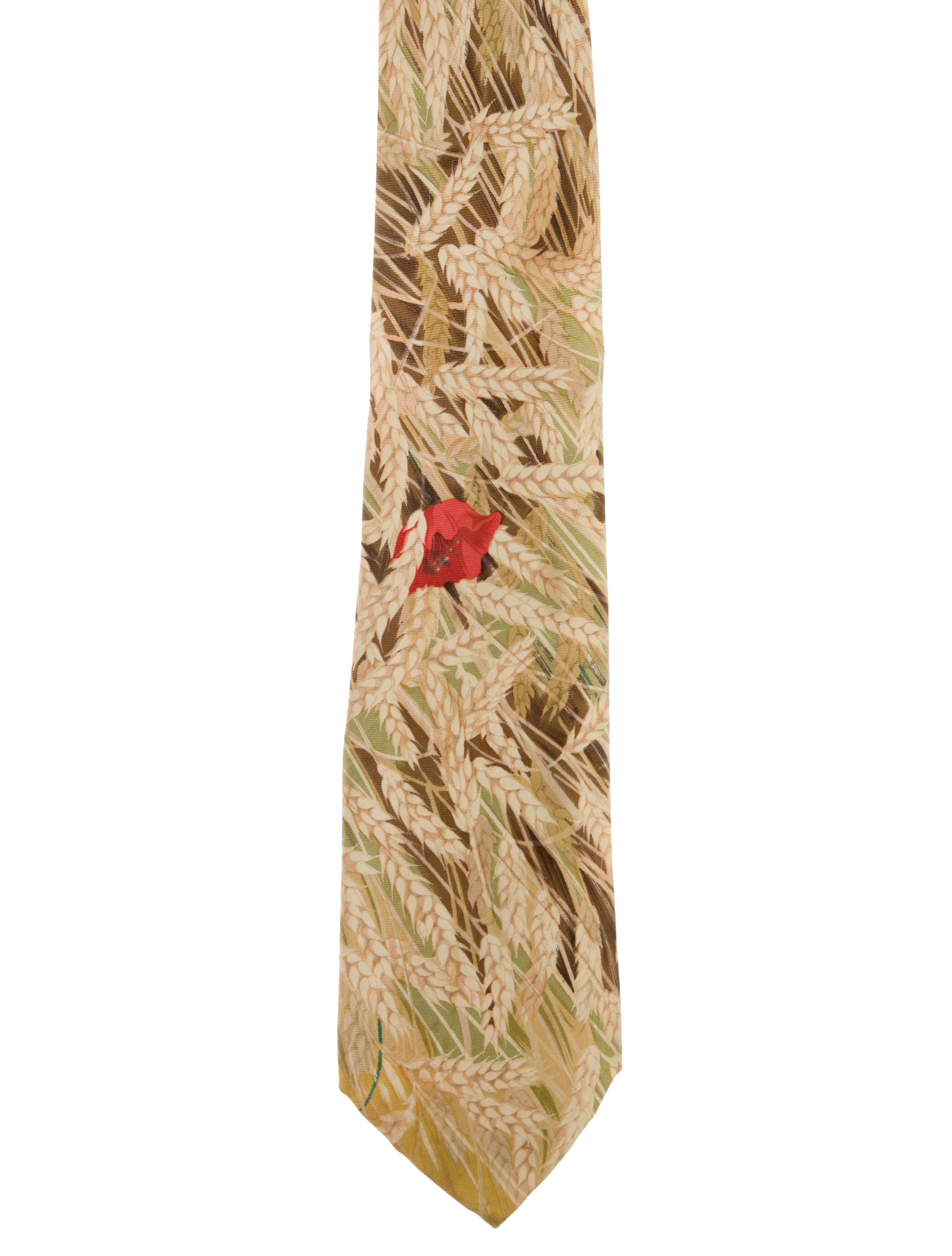 Hermès Pattern Printed Silk Tie