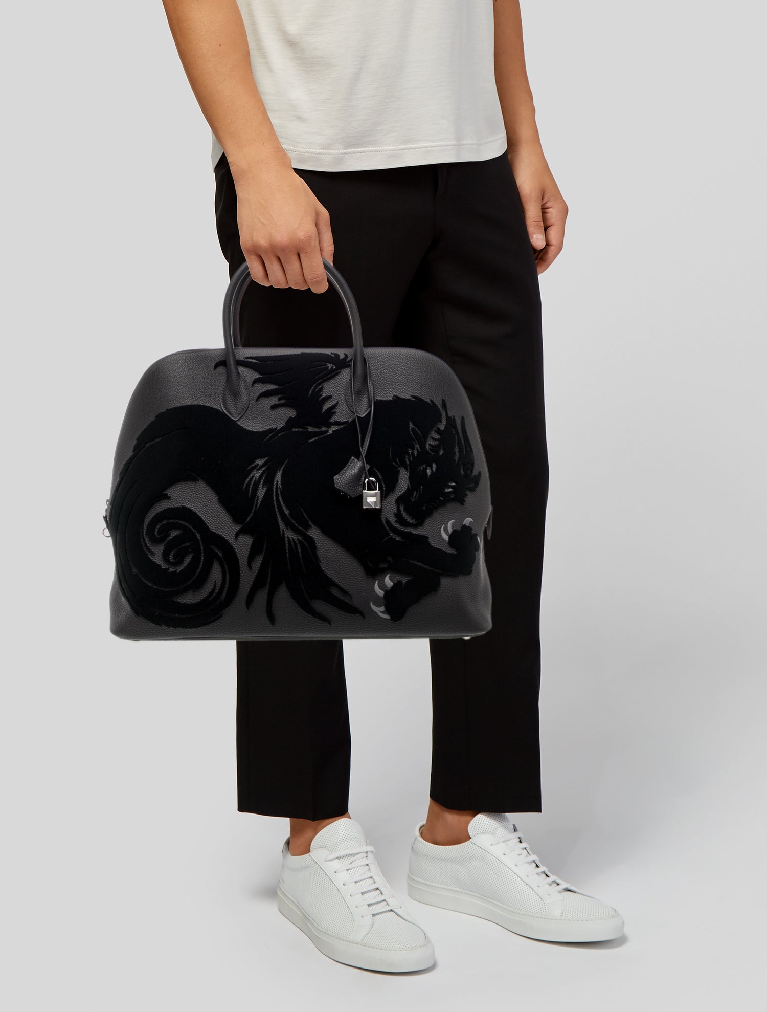 Hermès Togo Tufting Chimeres Dragon Bolide 1923 45