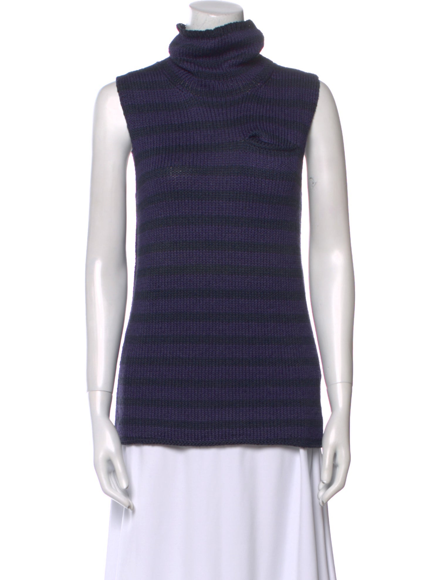 Hermès Silk Striped Sweater