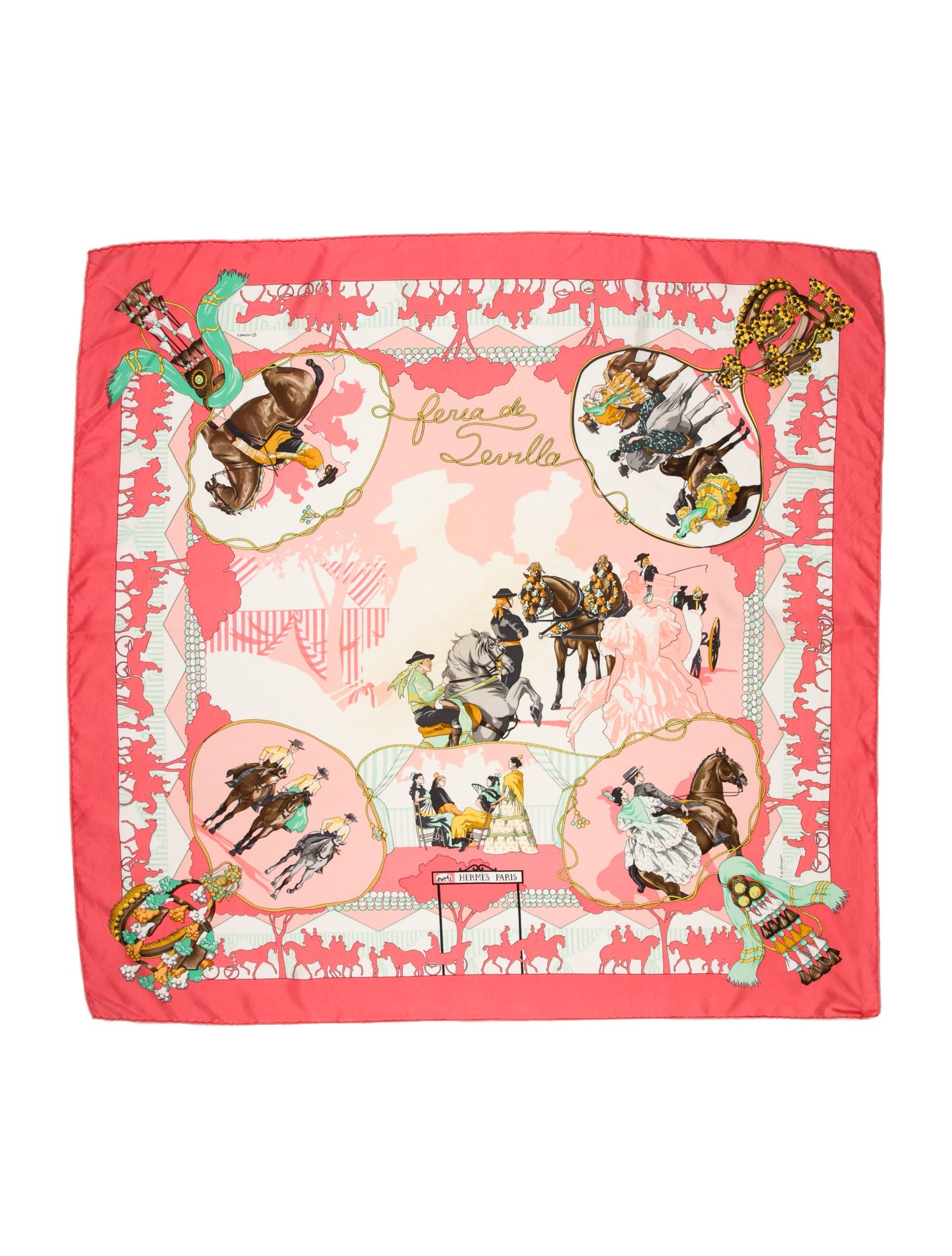 Hermès Feria de Sevilla Silk Scarf