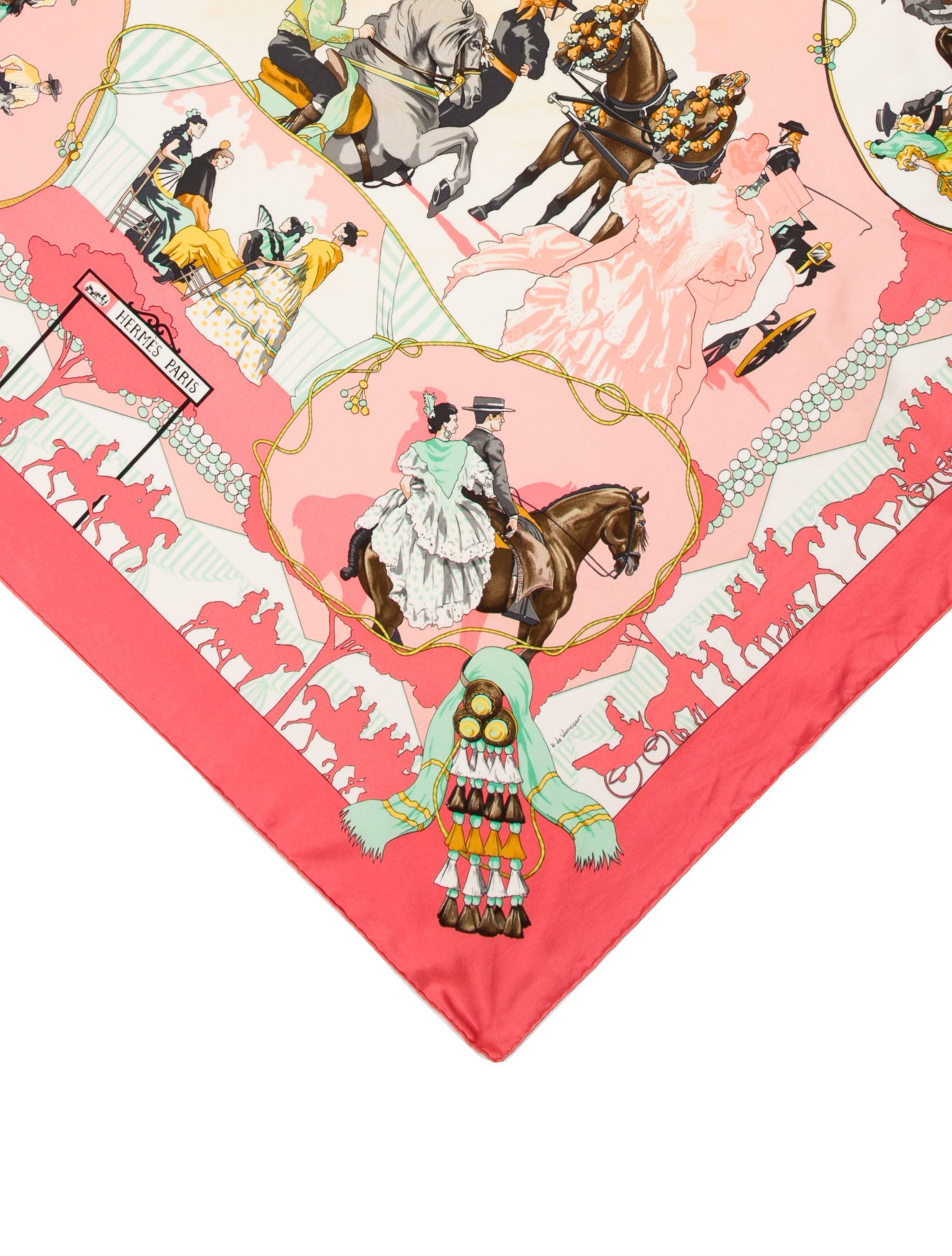 Hermès Feria de Sevilla Silk Scarf