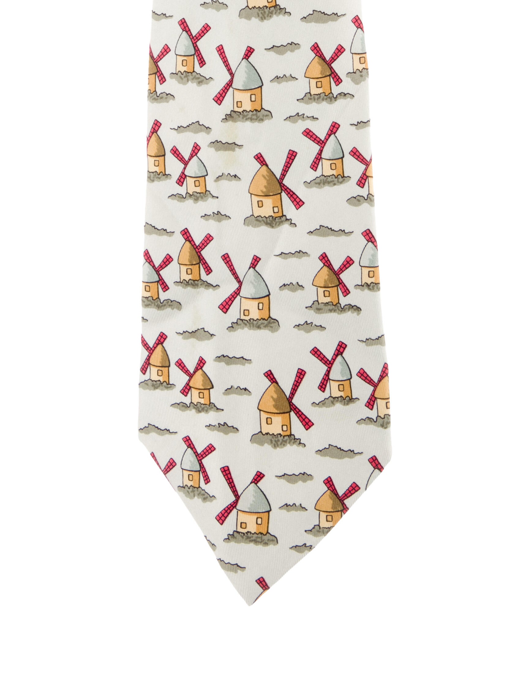 Hermès Silk Pattern Tie