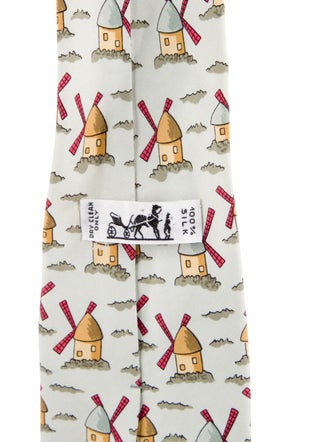 Hermès Silk Pattern Tie