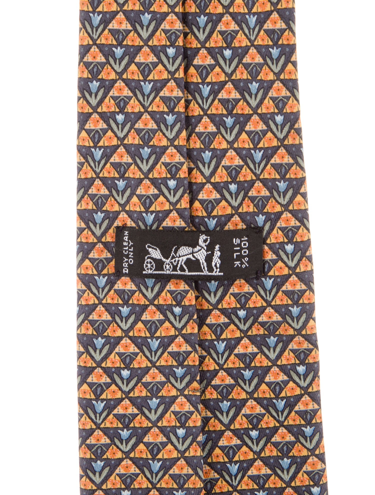 Hermès Silk Pattern Tie