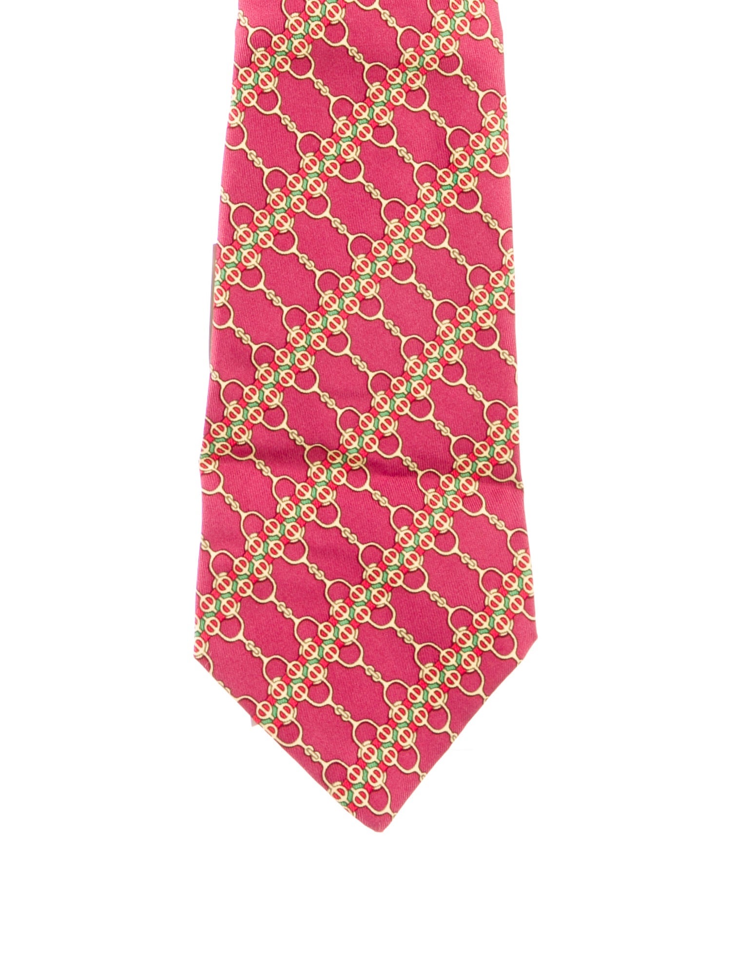 Hermès Printed Silk Tie