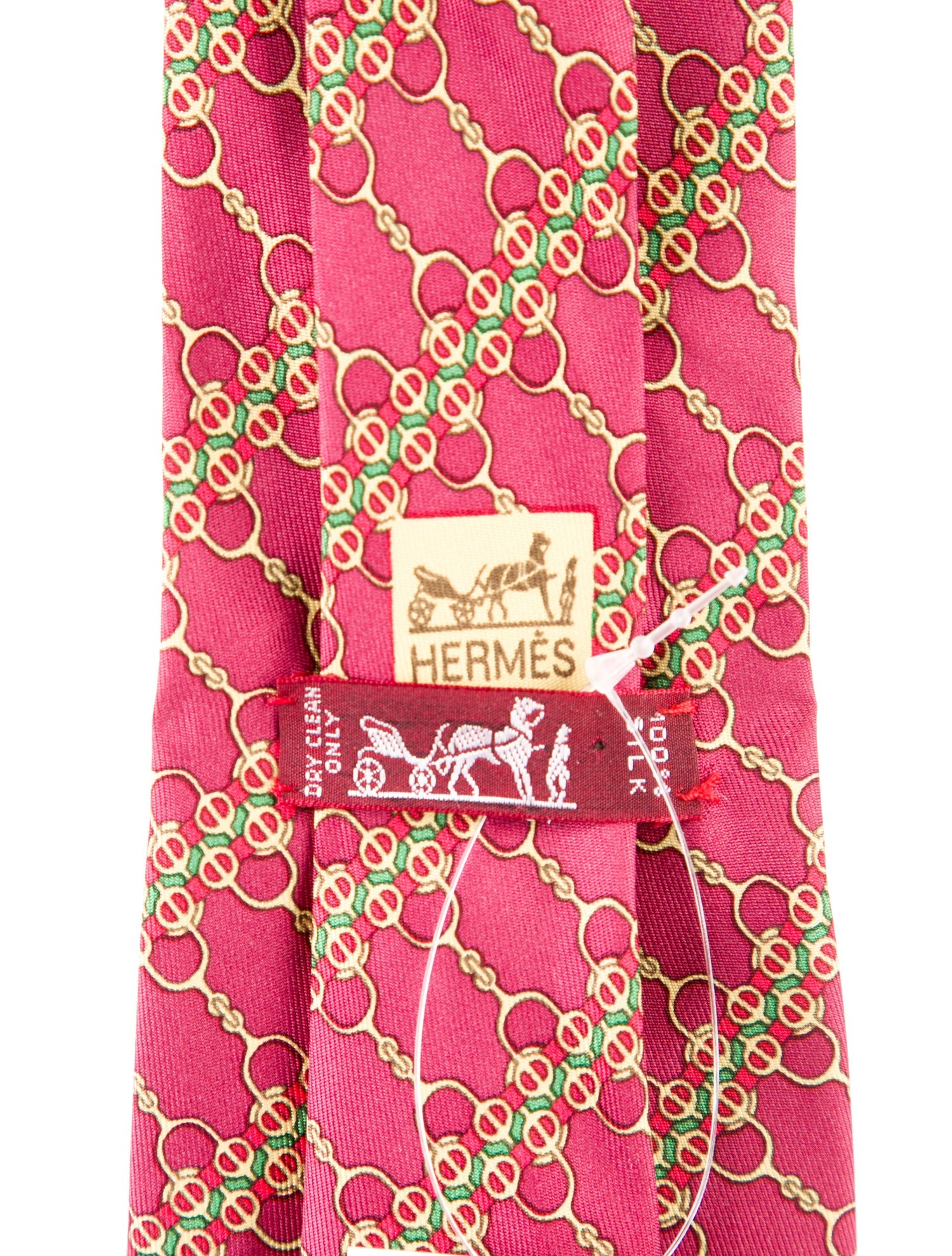 Hermès Printed Silk Tie