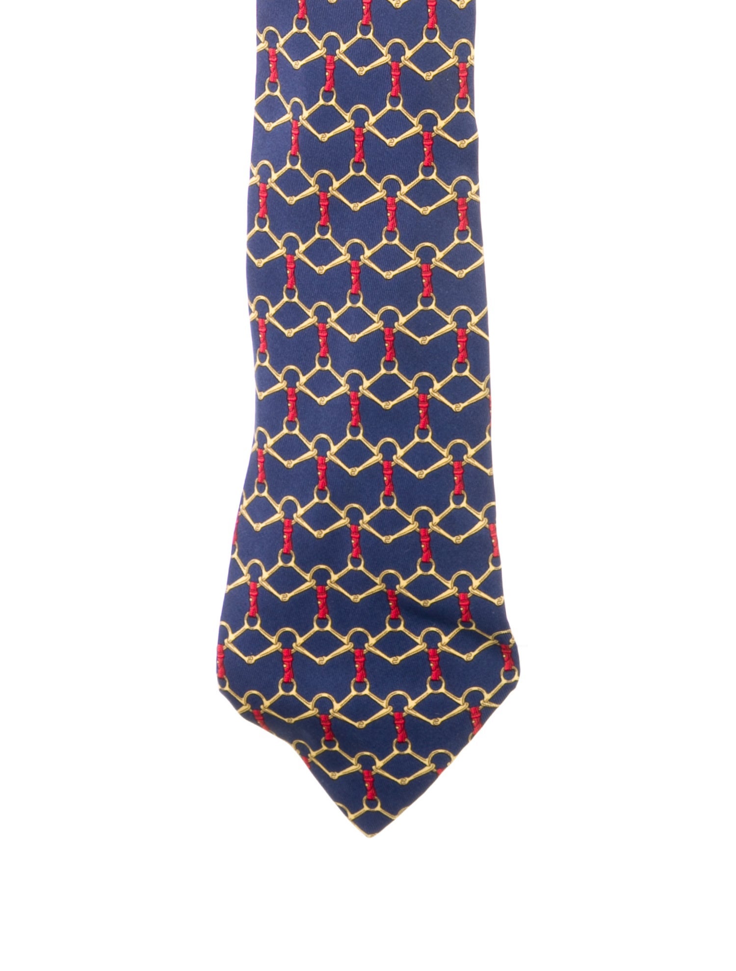 Hermès Printed Silk Tie
