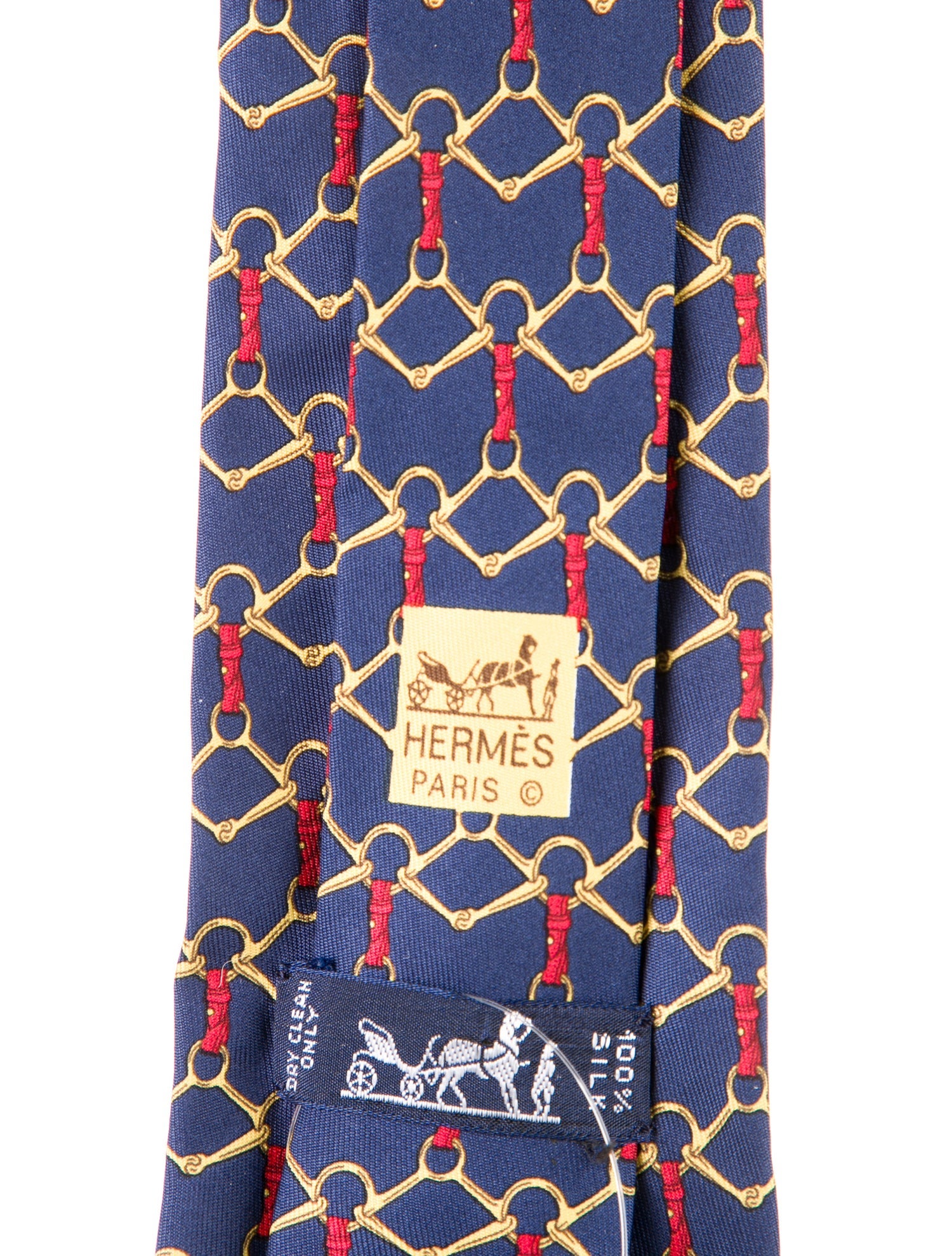 Hermès Printed Silk Tie