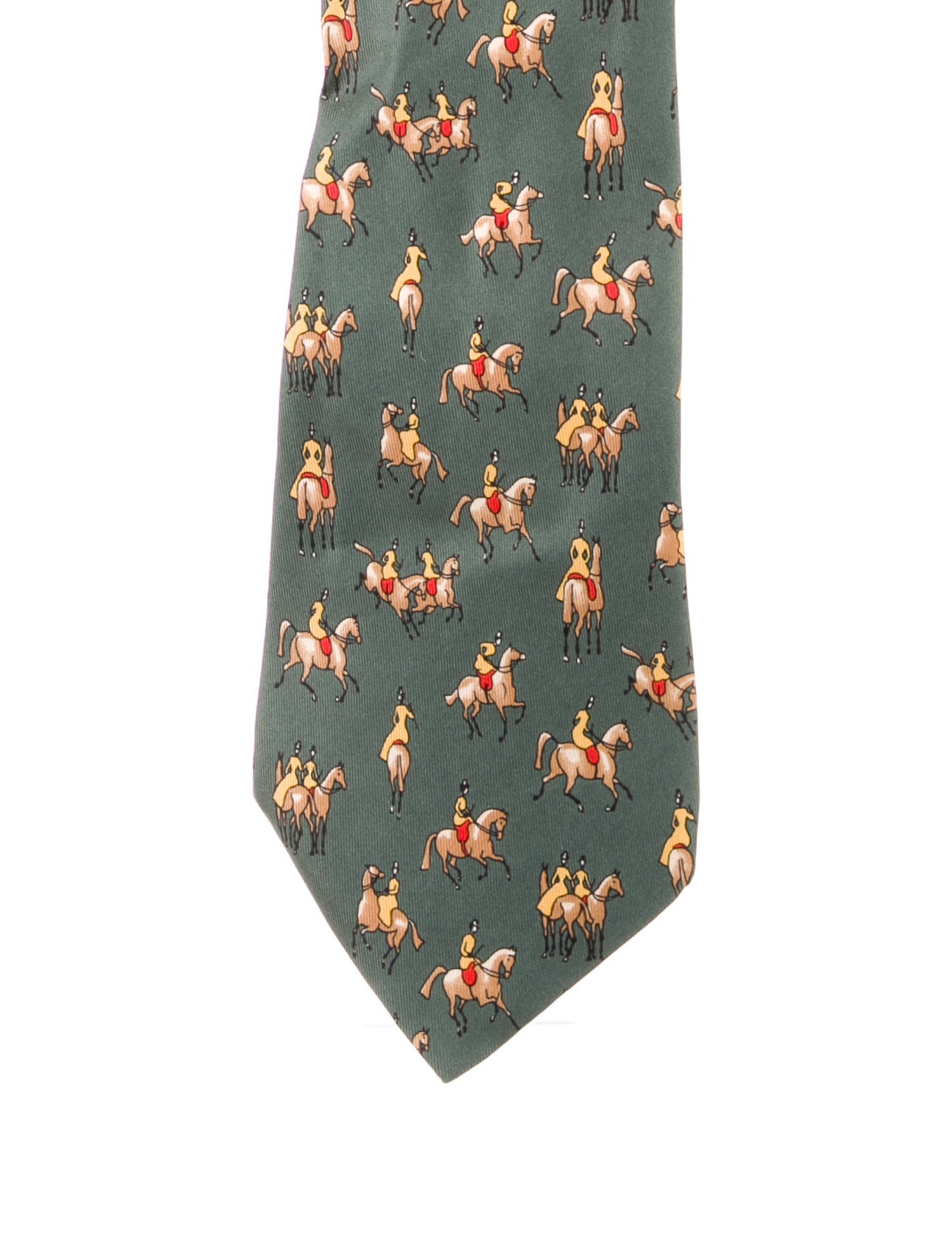 Hermès Printed Silk Tie