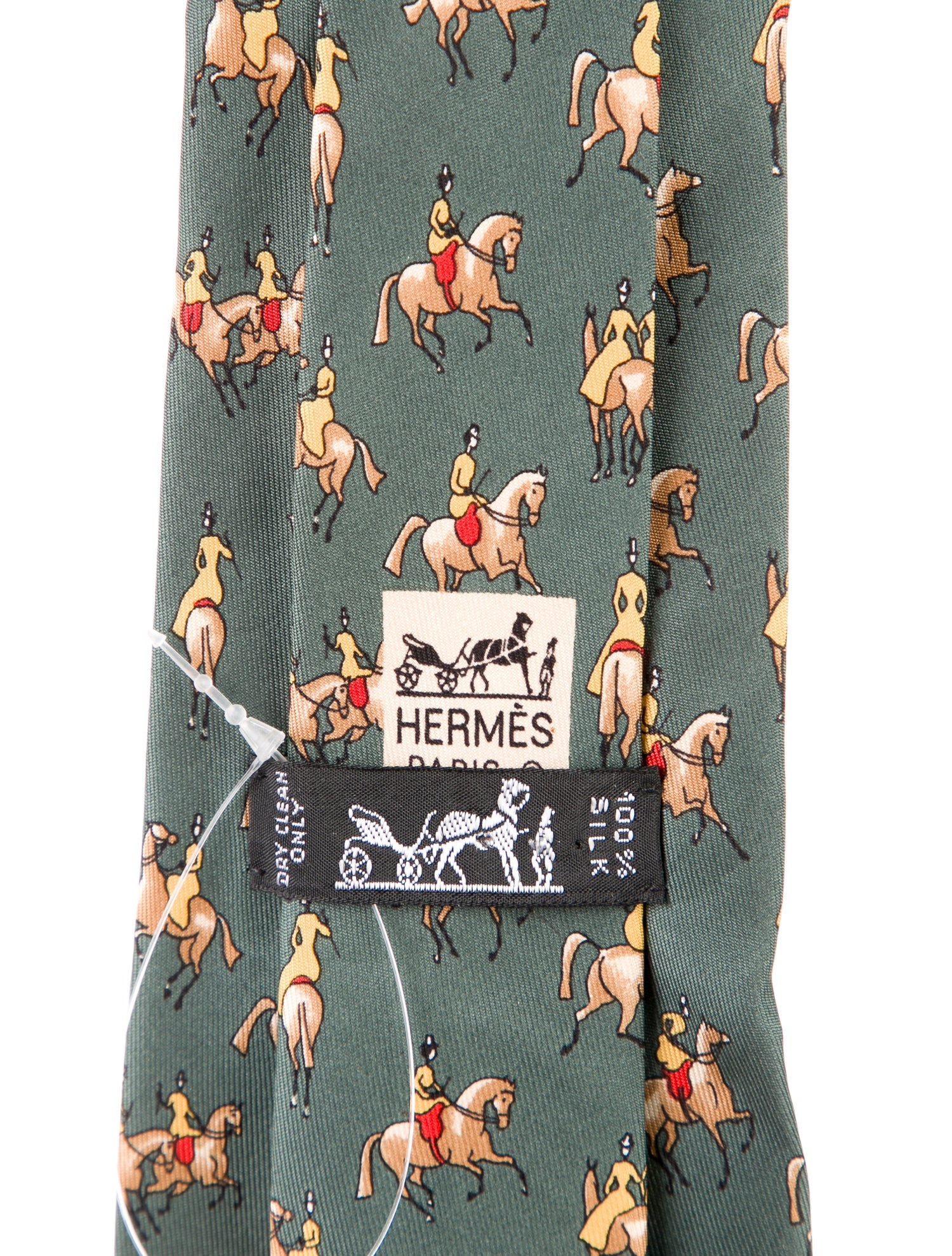 Hermès Printed Silk Tie