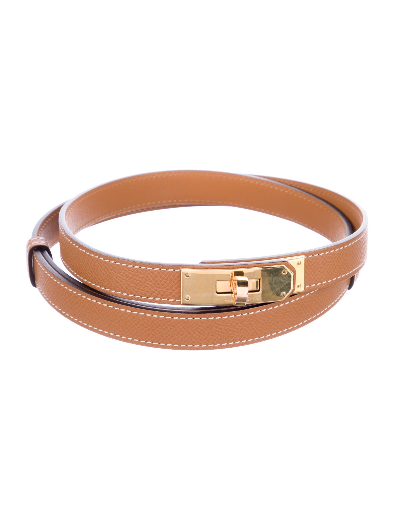 Hermès 18 mm Epsom Leather Kelly Belt