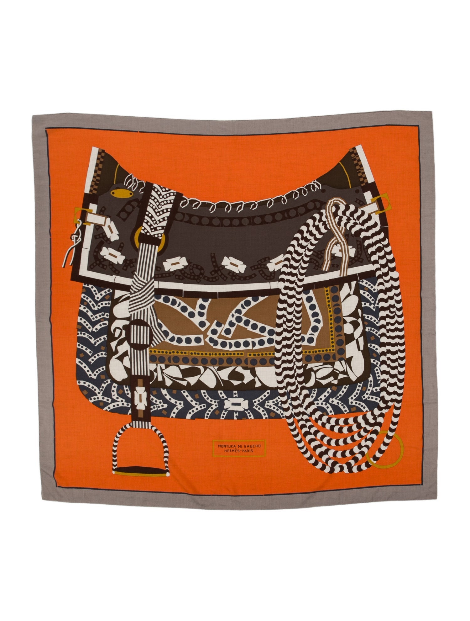 Hermès Montura de Gaucho Cashmere Shawl