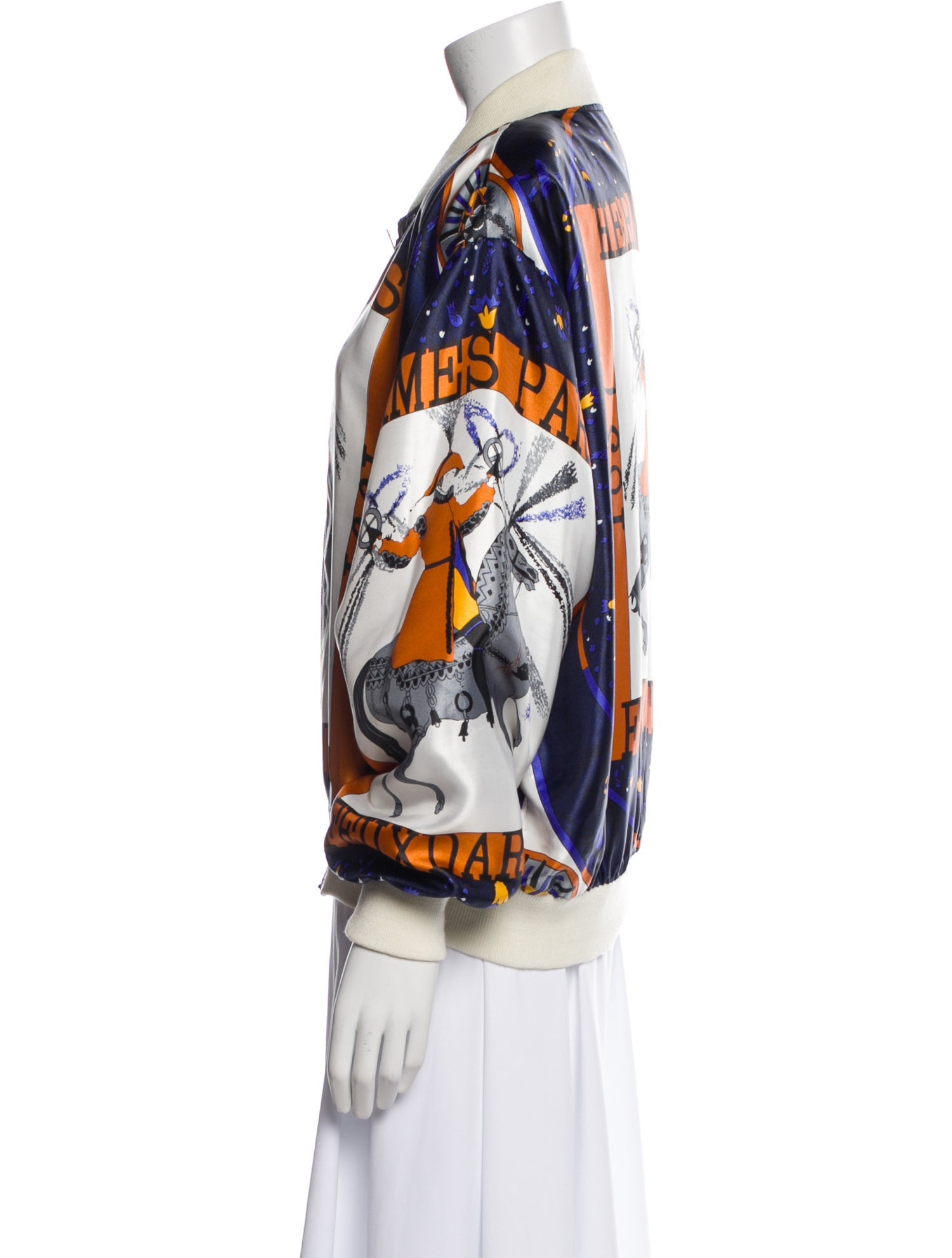 Hermès Printed Bomber Jacket