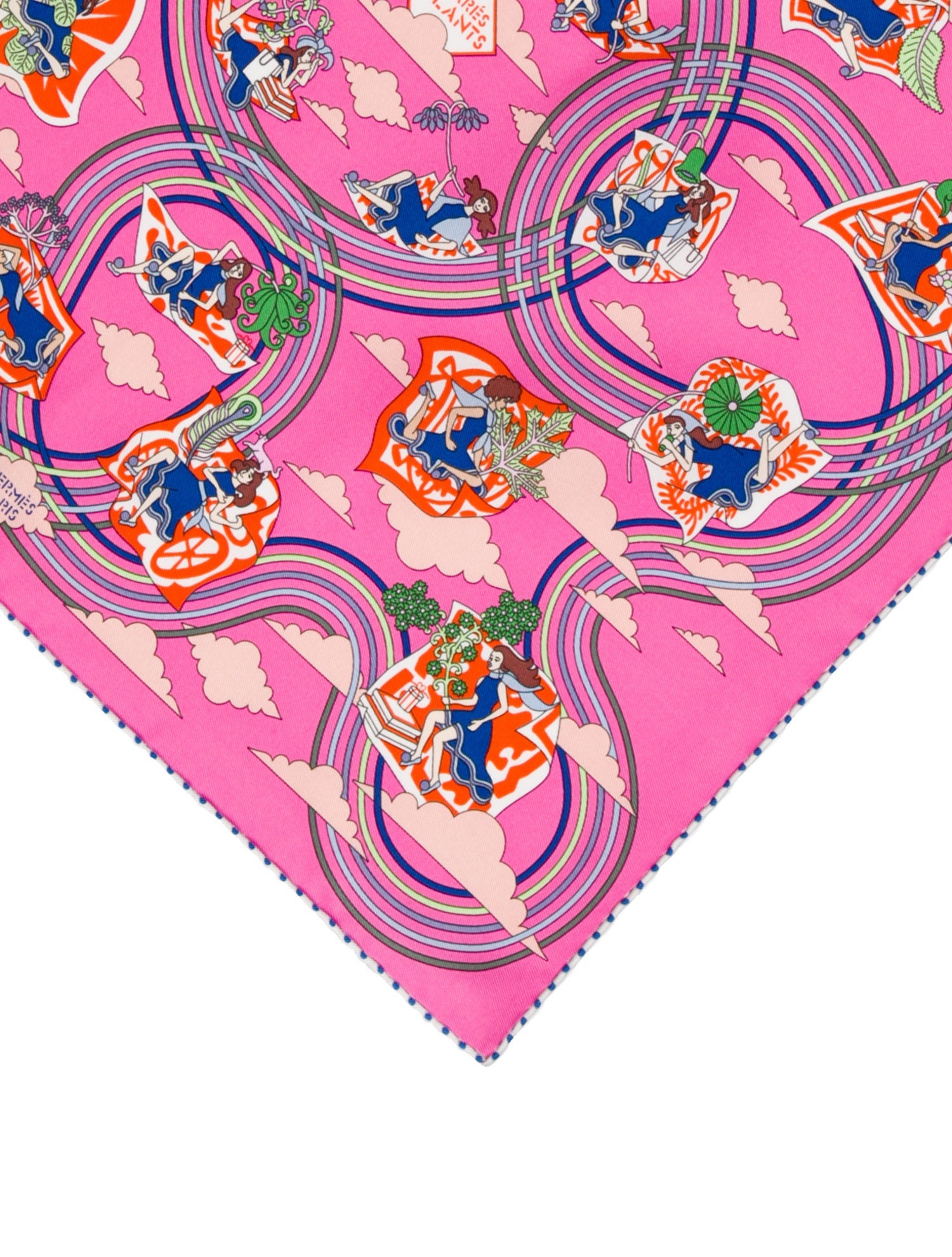 Hermès Carres Volants Silk Scarf w/ Tags