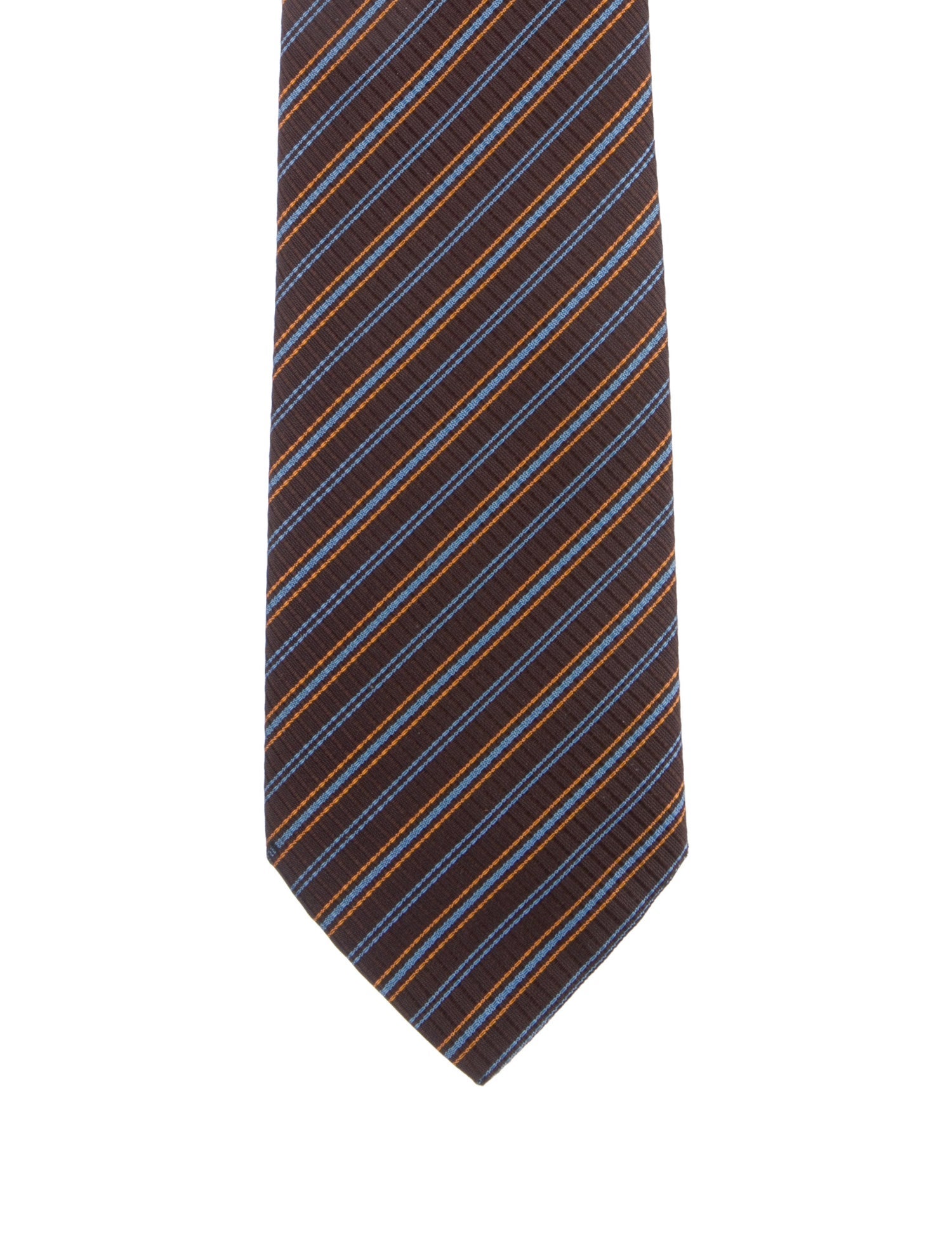 Hermès Striped Silk Tie