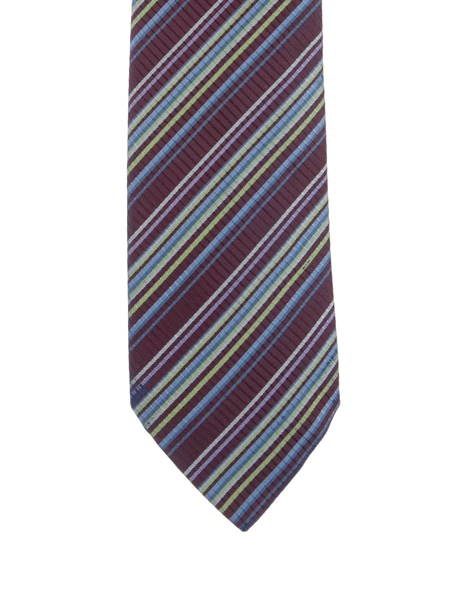 Hermès Striped Silk Tie