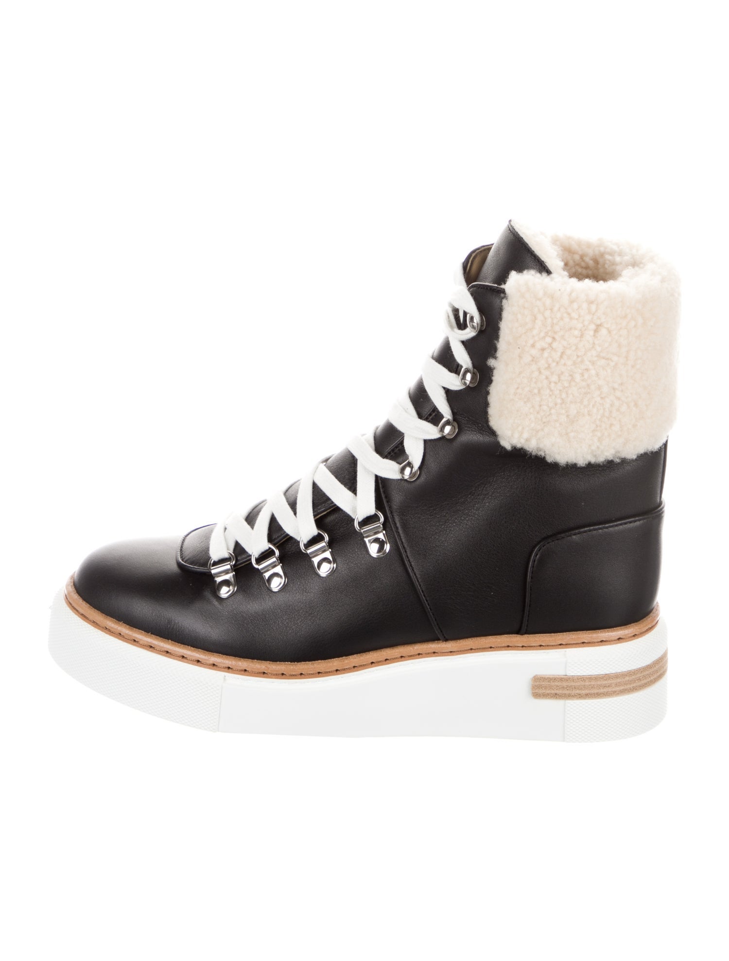 Hermès 2022 Flocon Lace-Up Boots