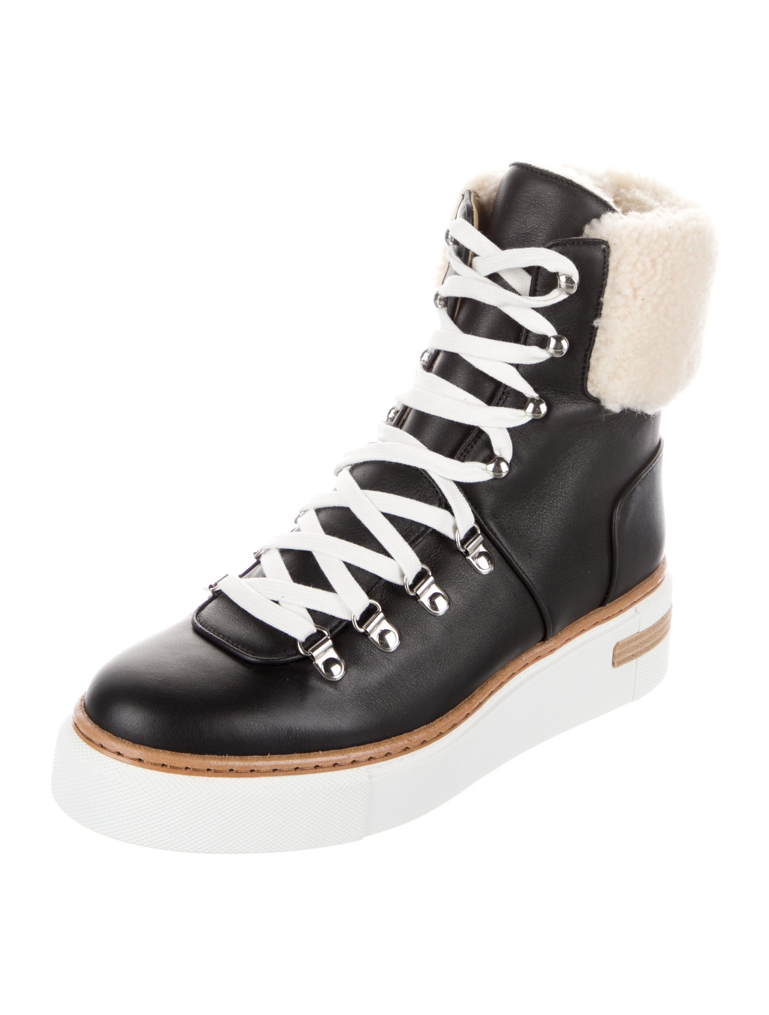 Hermès 2022 Flocon Lace-Up Boots