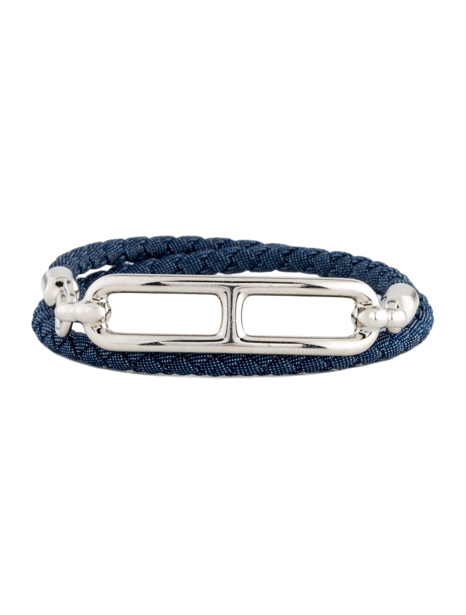 Hermès Cord Roulis Double Tour Wrap Bracelet