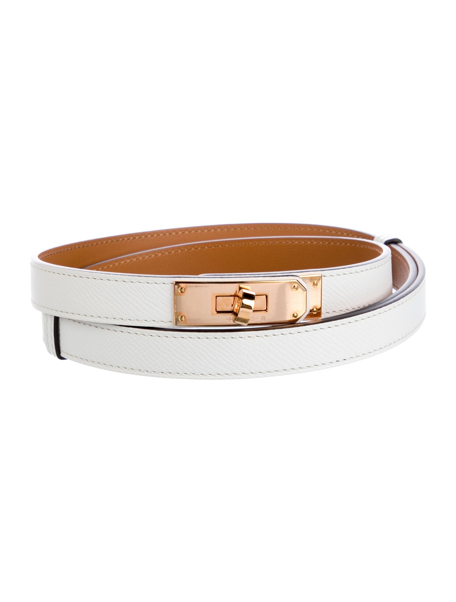 Hermès 18 mm Epsom Leather Kelly Belt