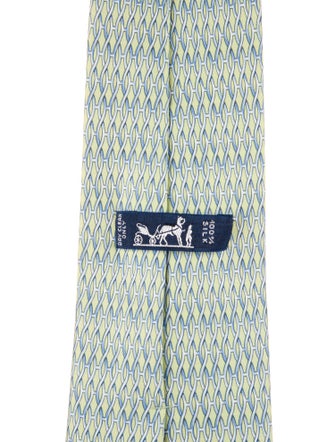 Hermès Silk Pattern Tie