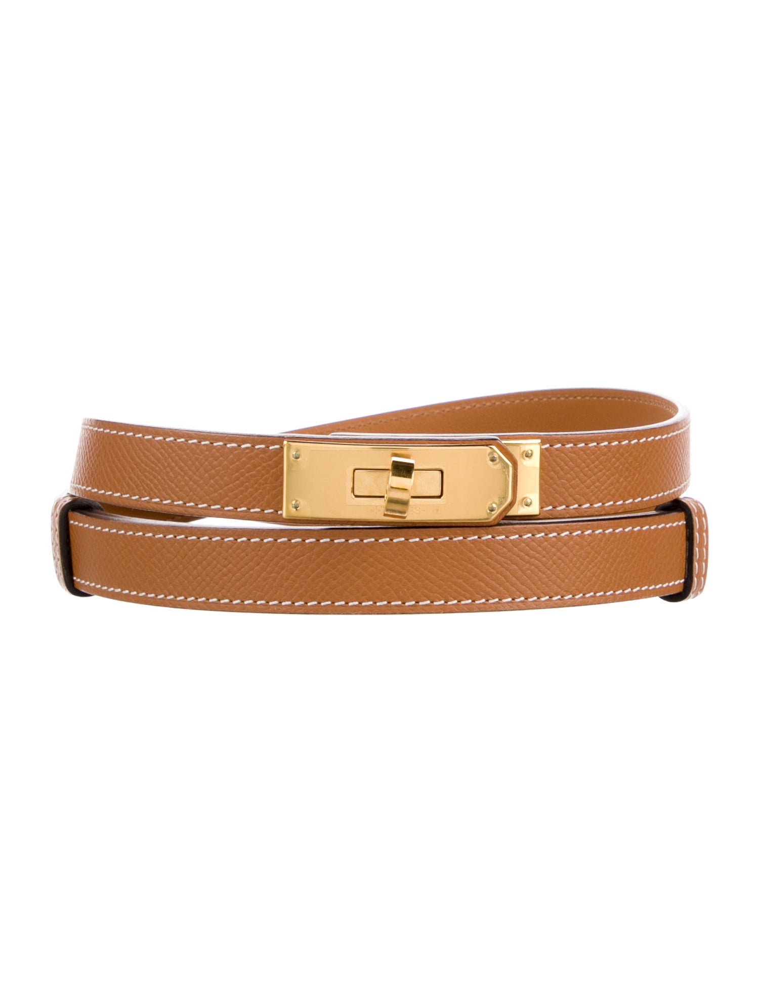 Hermès 18 mm Epsom Leather Kelly Belt
