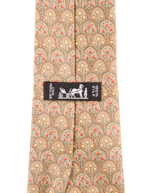 Hermès Silk Pattern Tie
