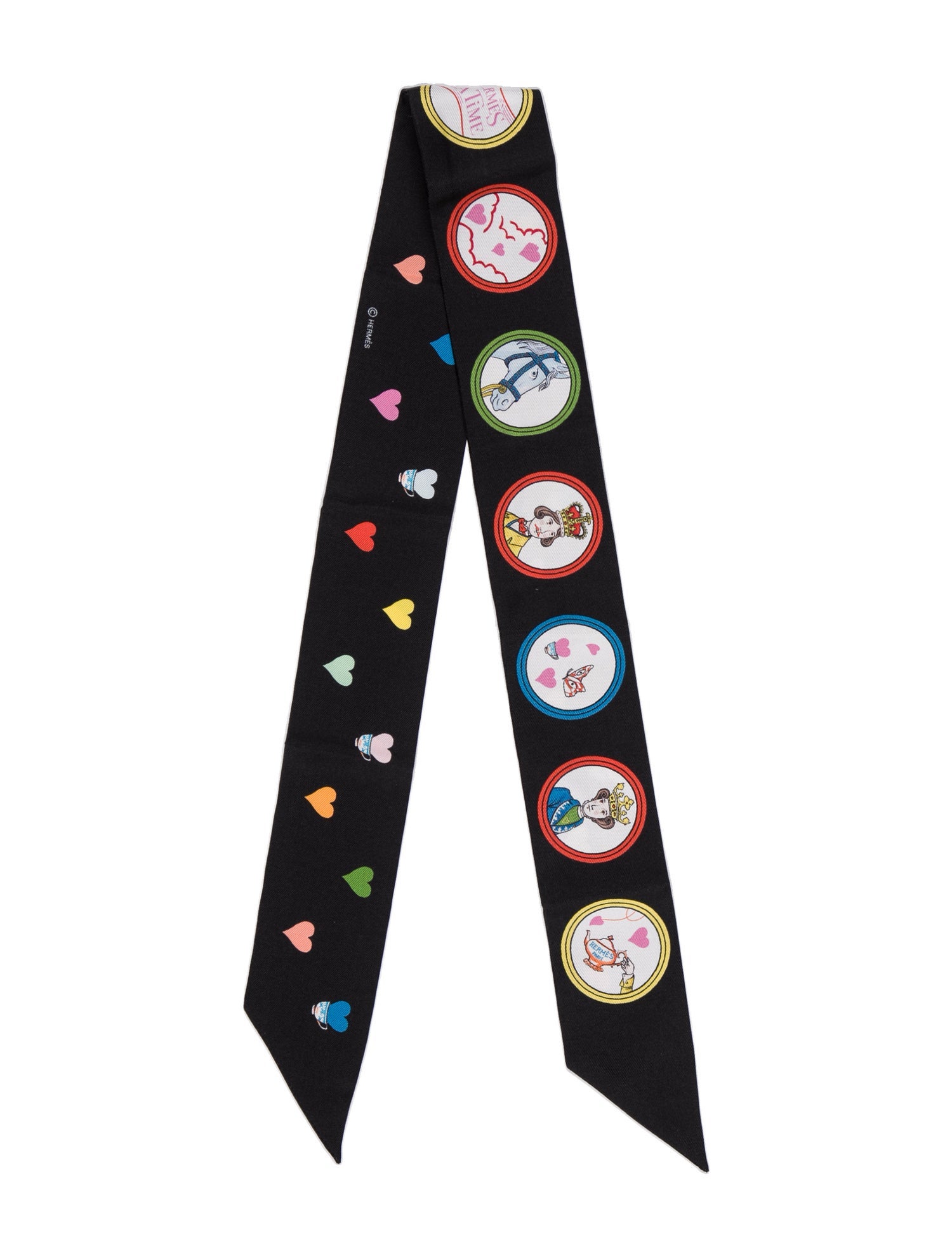 Hermès Tea Time Silk Twilly Scarf