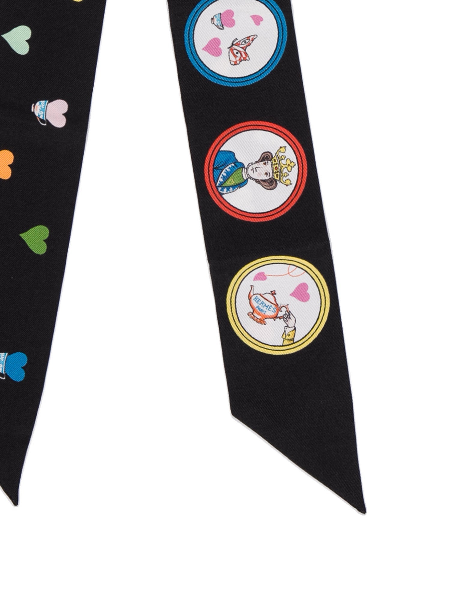 Hermès Tea Time Silk Twilly Scarf