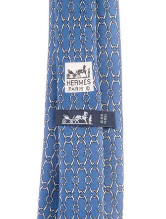 Hermès Patterned Tie
