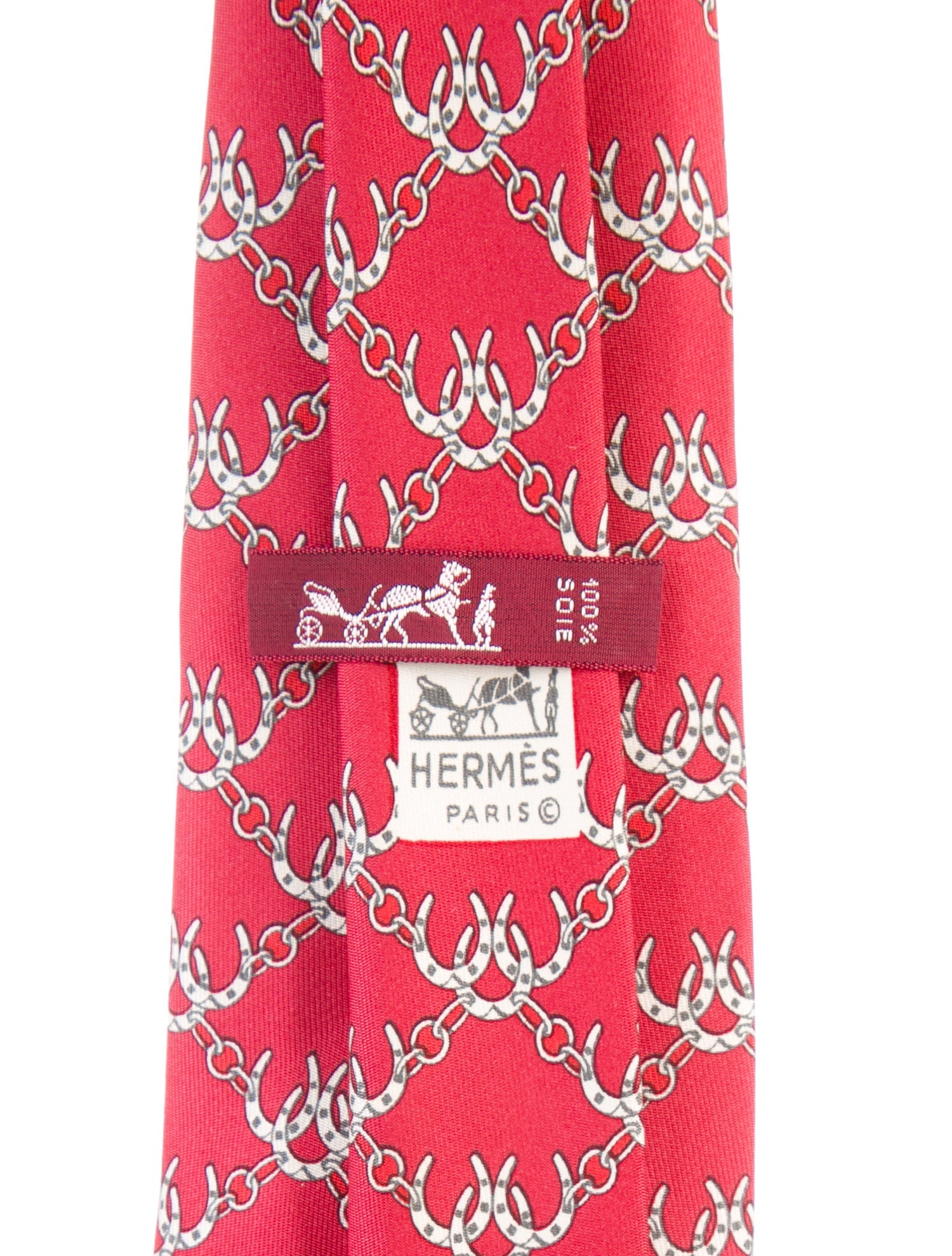 Hermès Patterned Tie