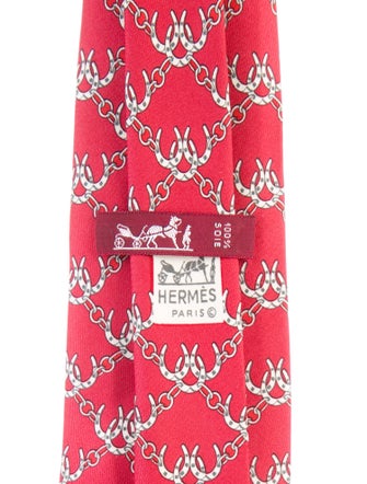 Hermès Patterned Tie