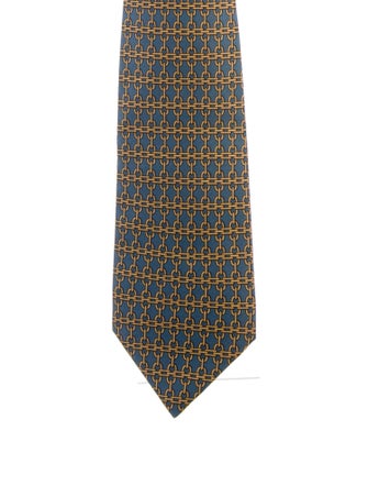 Hermès Silk Patterned Tie