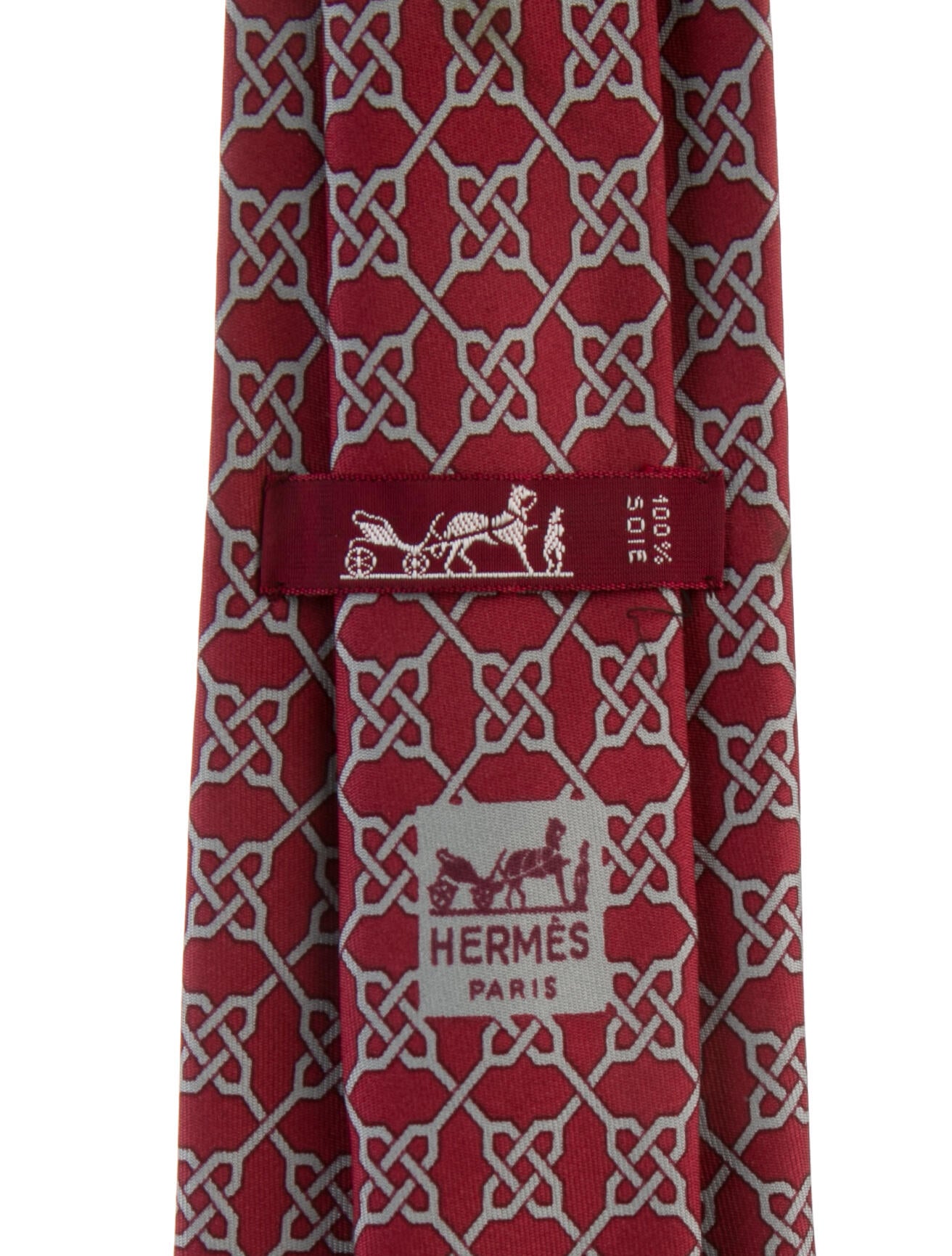Hermès Silk Patterned Tie